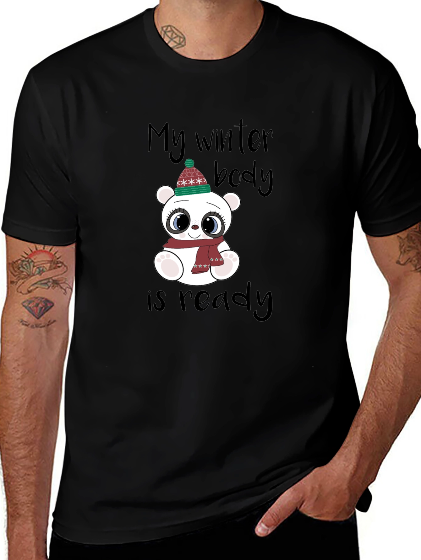 Variant 7 of Winter Bear Ready T-Shirt