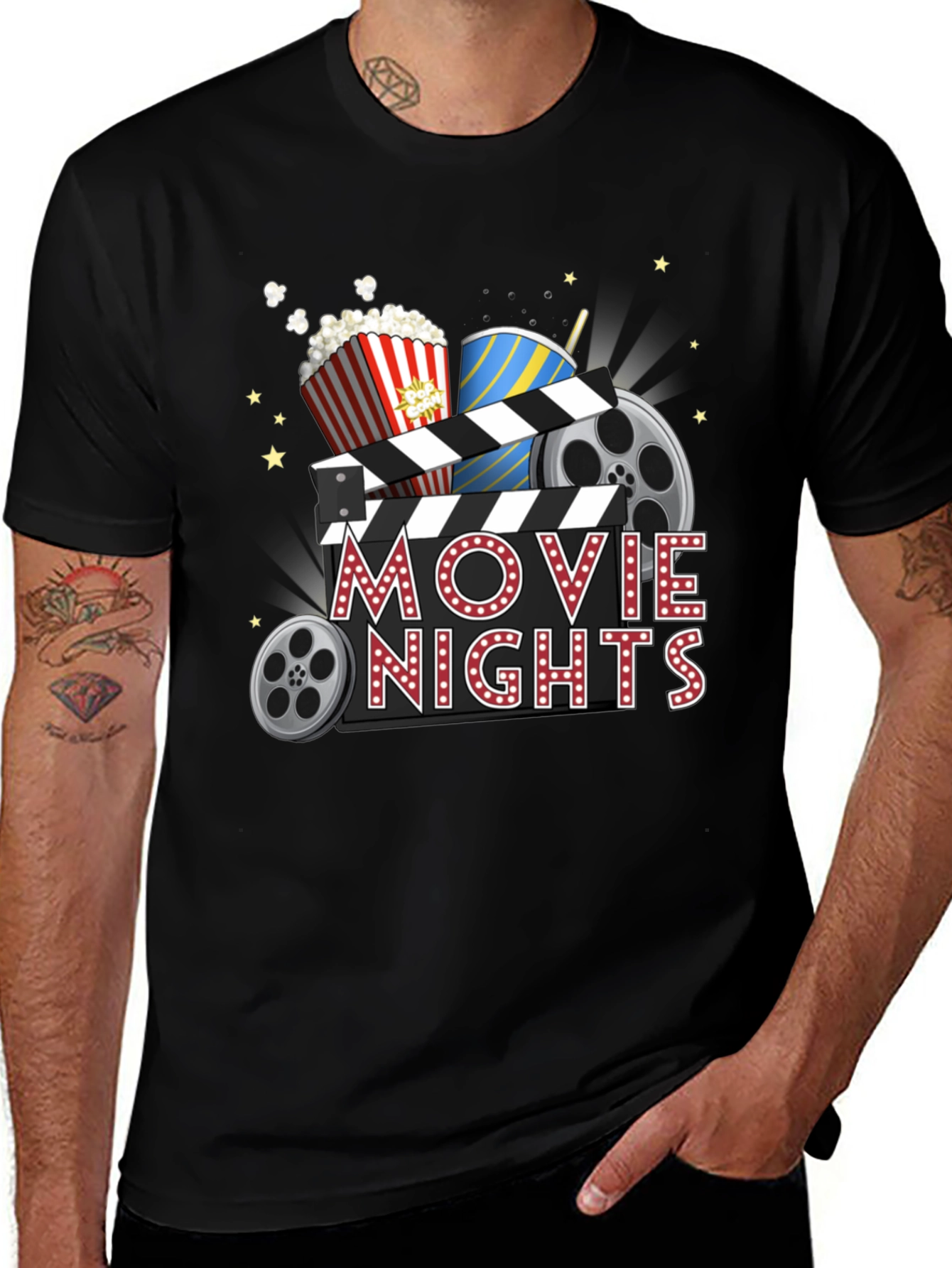 Variant 12 of Movie Nights Graphic T-Shirt