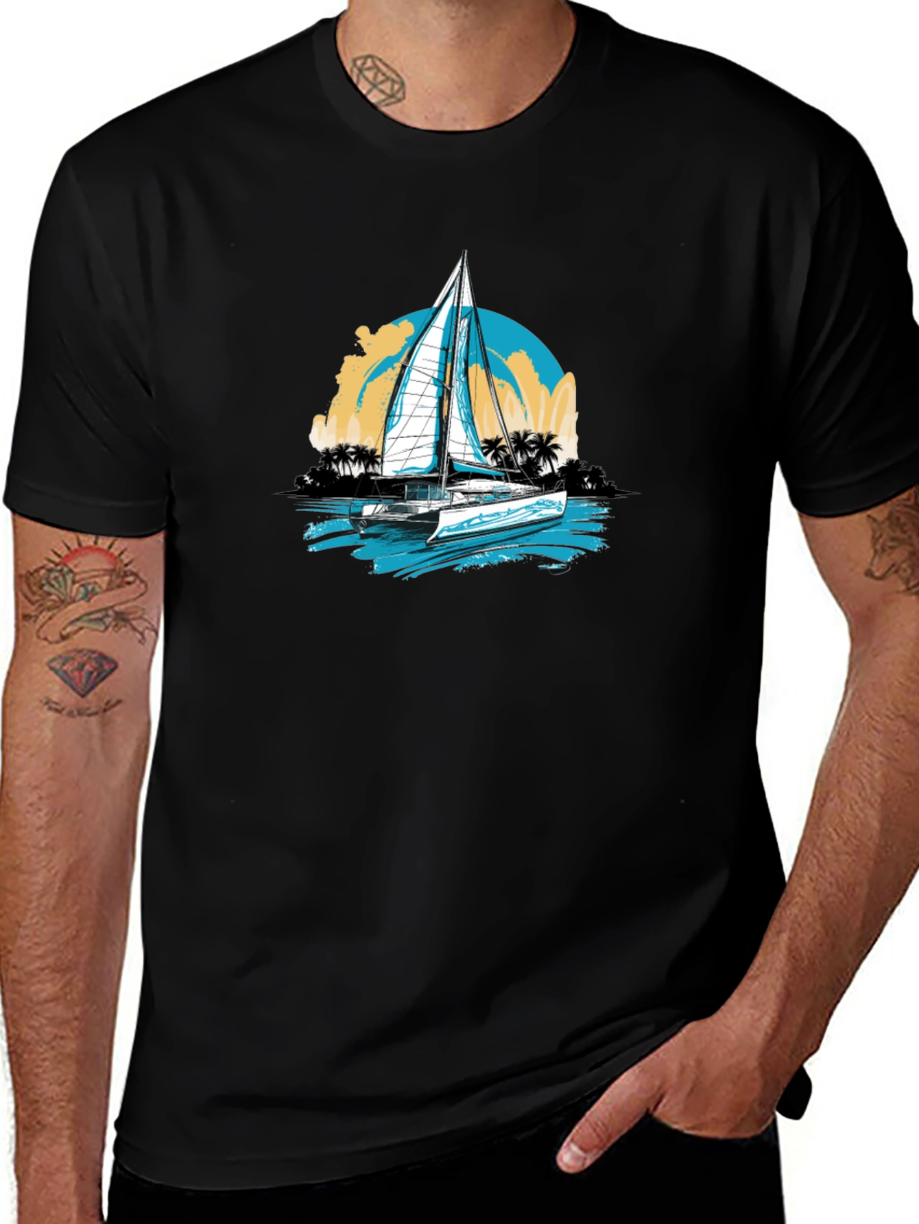 Sailing Adventure Tee - Coastal Design