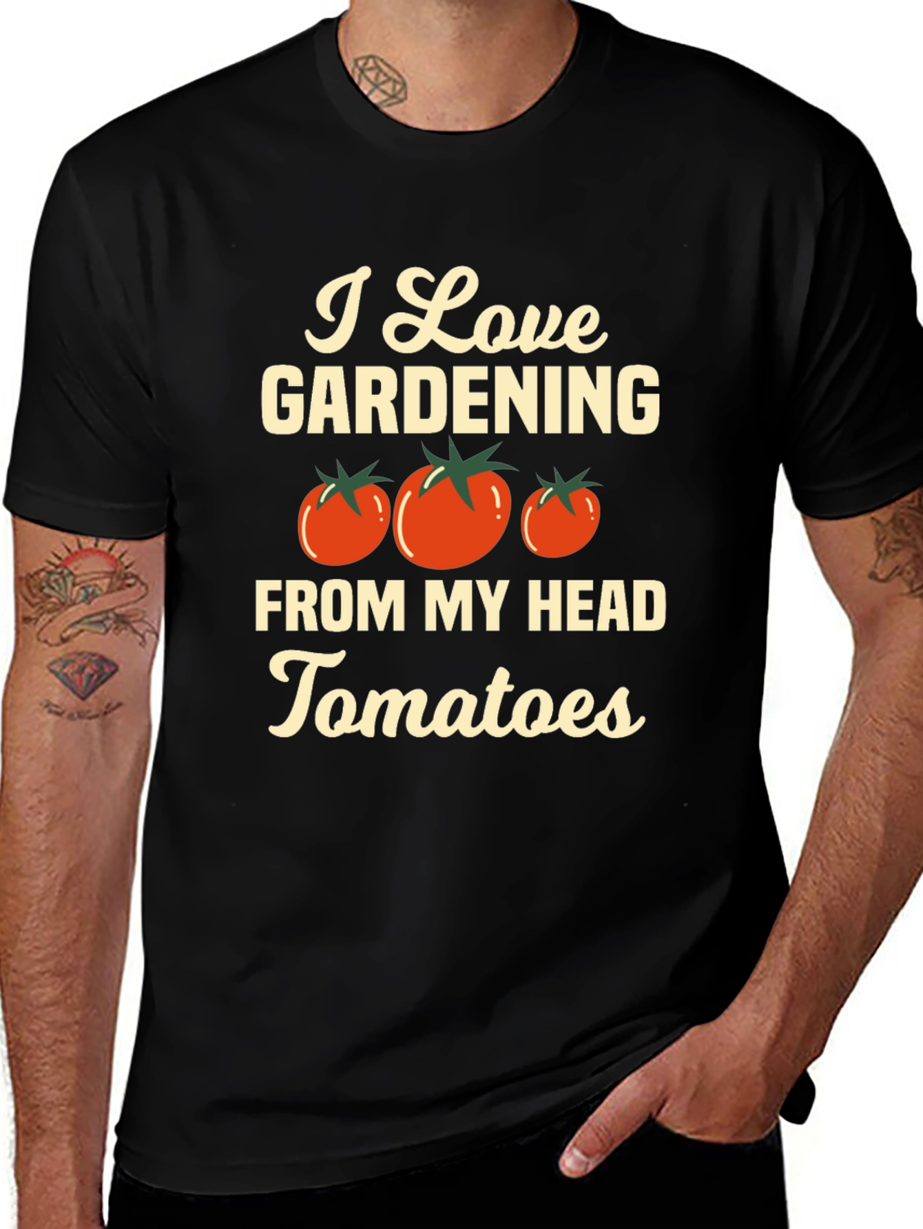 Variant 20 of Gardening Tomato Head T-Shirt