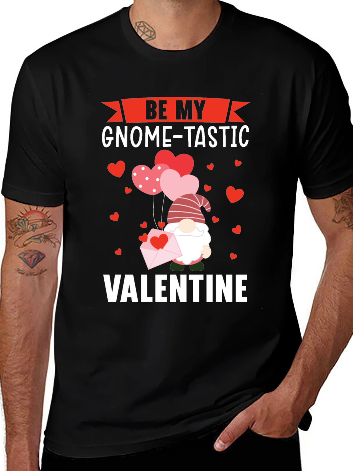 Variant 2 of Gnome-Tastic Valentine's Day T-Shirt