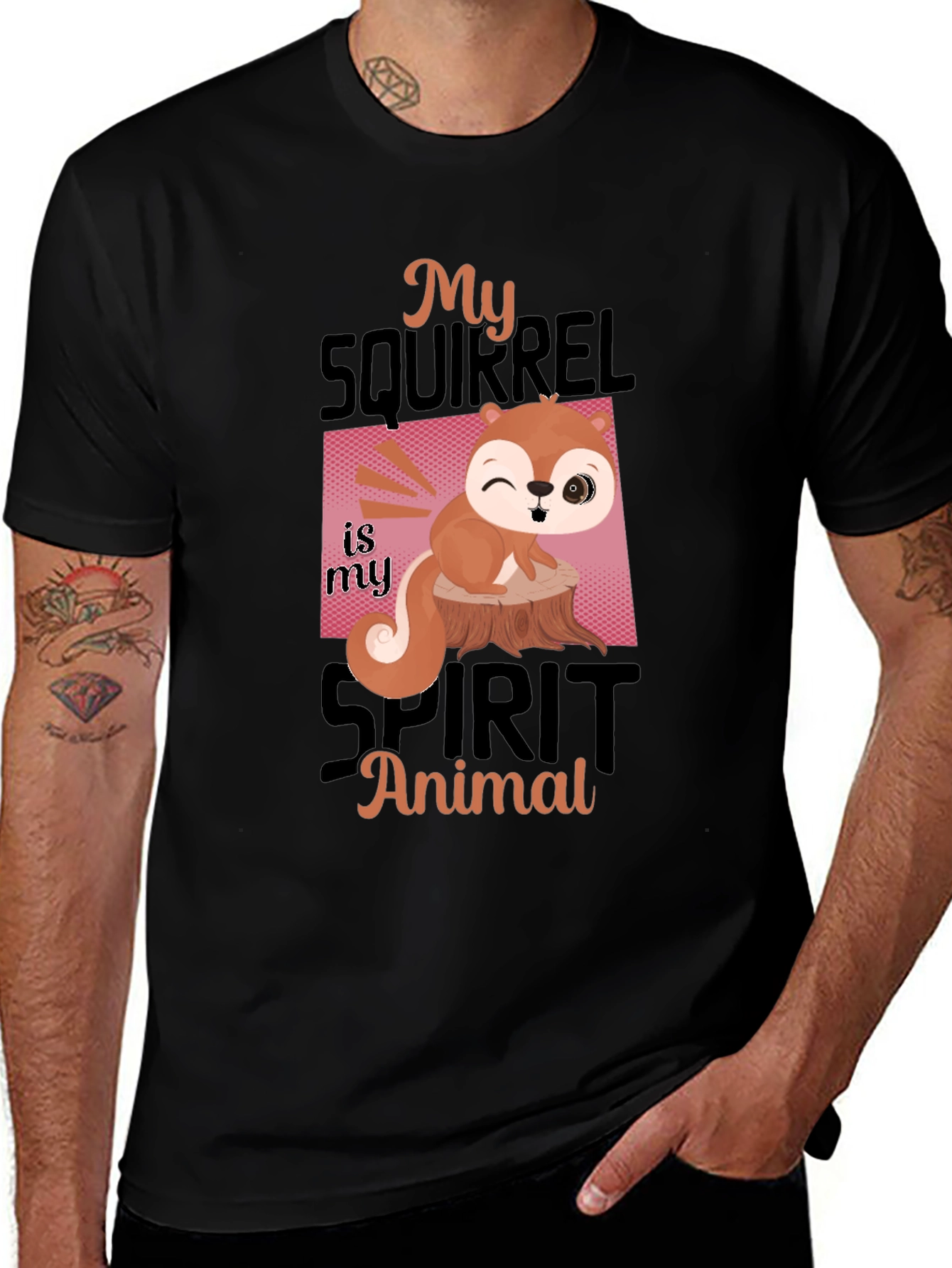 Variant 19 of My Squirrel is My Spirit Animal T-Shirt