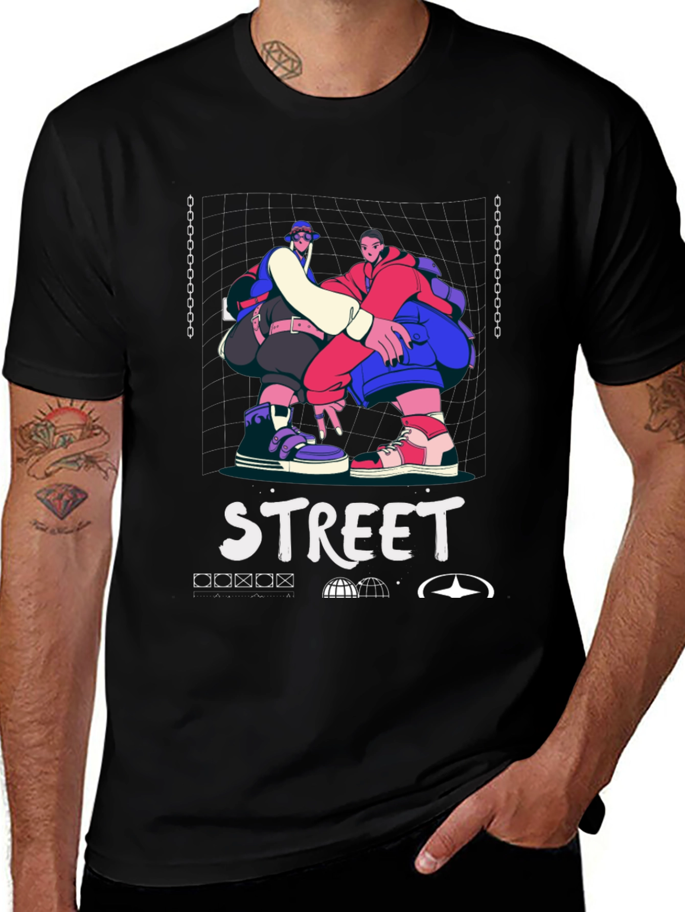 Variant 6 of Urban Streetwear Graphic Tee - Cool Design