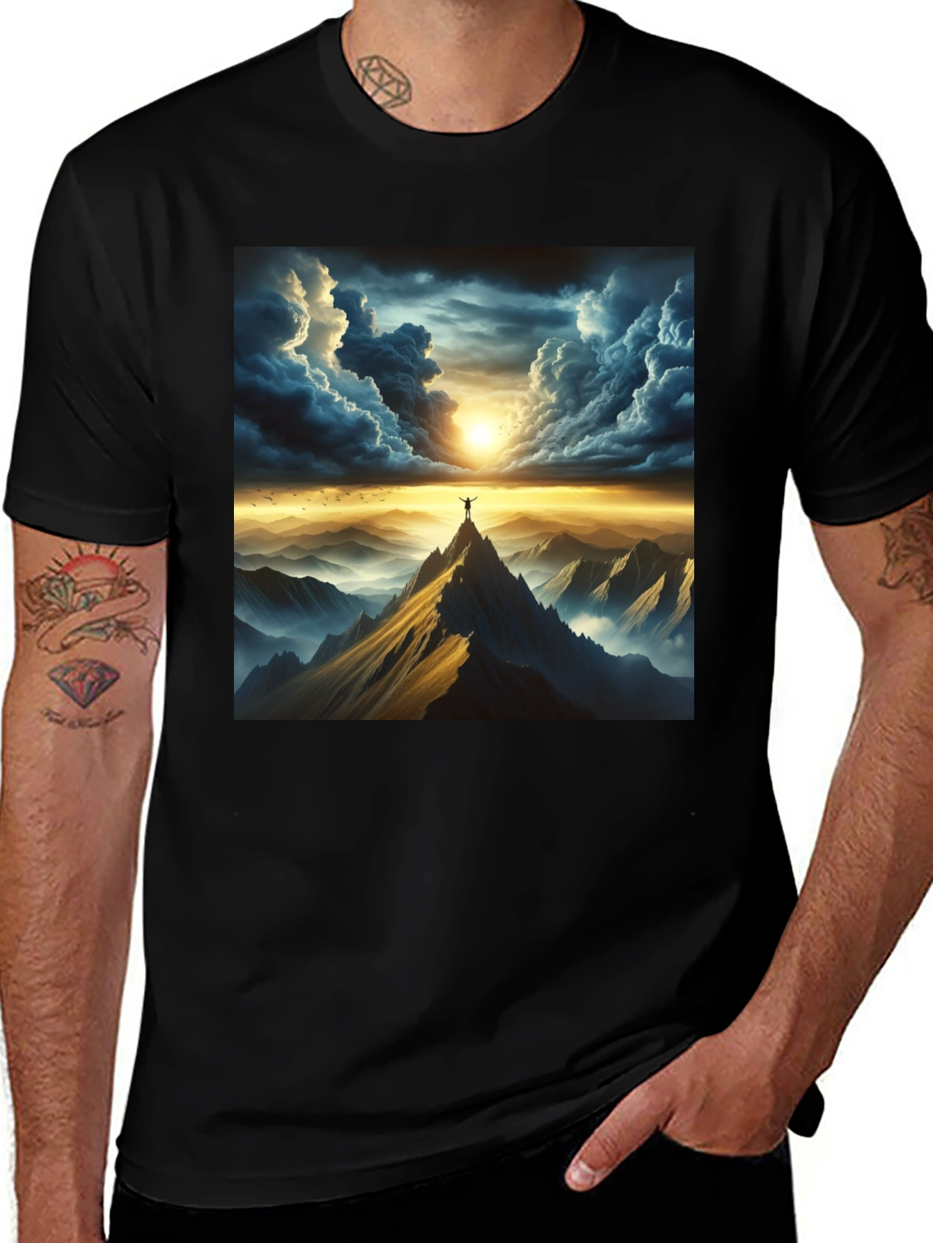 Variant 25 of Mountain Peak Dreamscape Graphic Tee