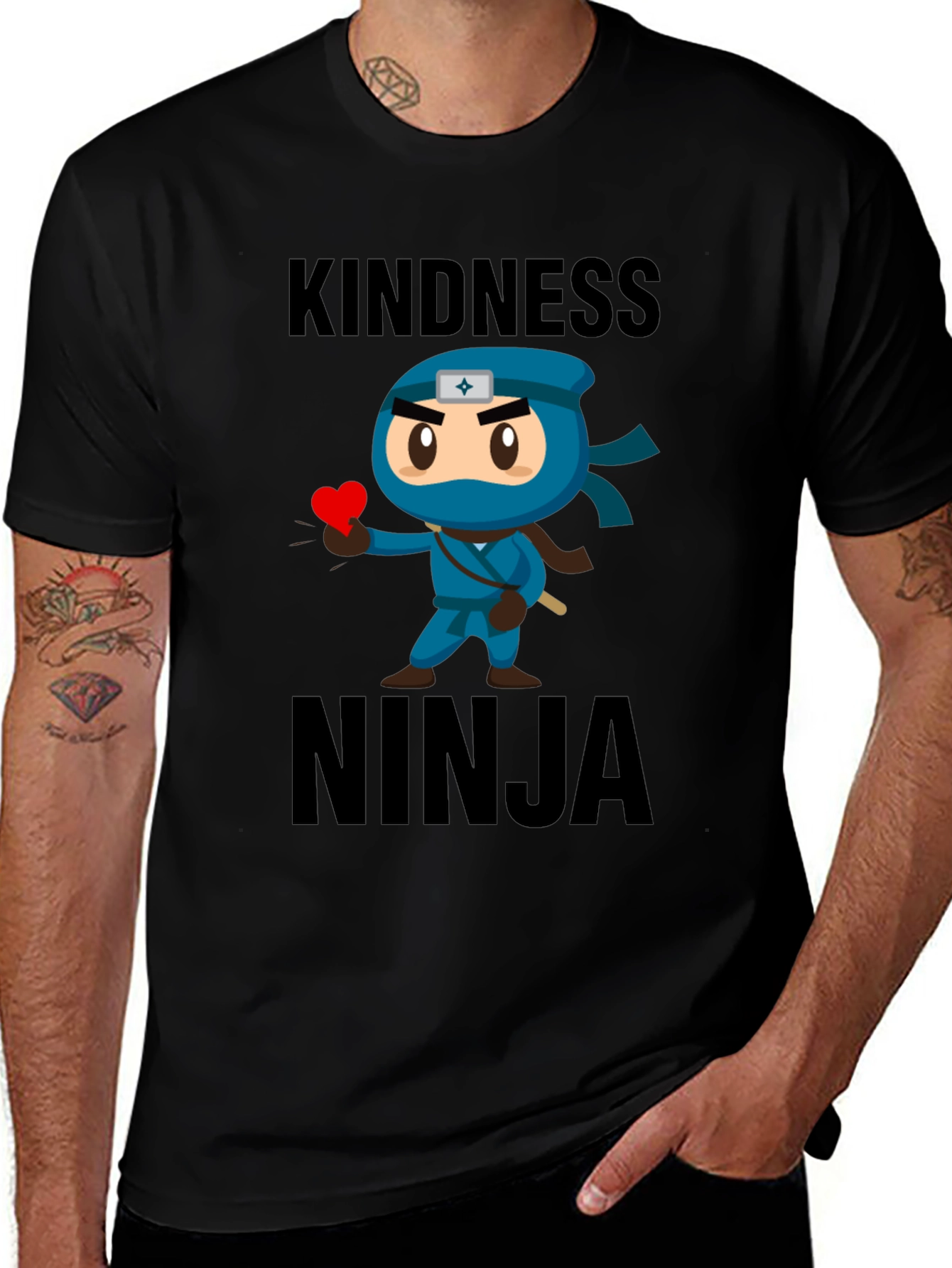 Variant 11 of Kindness Ninja Graphic Tee