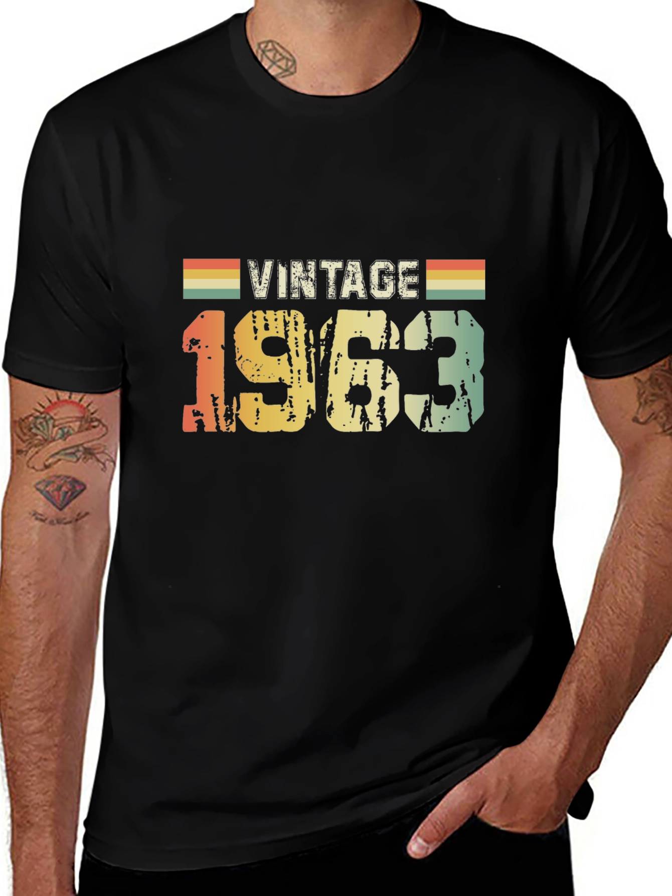 Variant 24 of Vintage 1963 Graphic Tee - Retro Style
