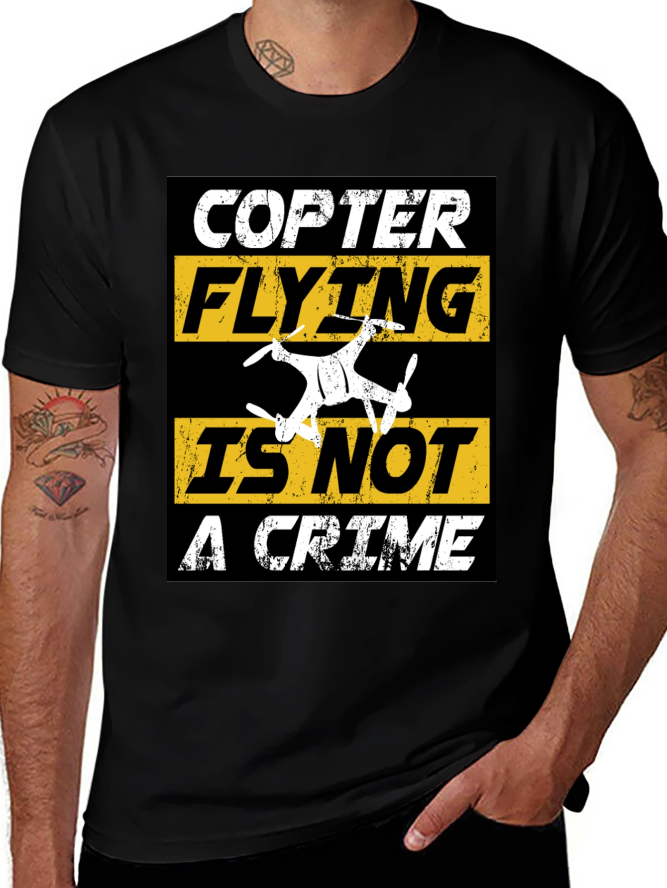 Copter Flying Is Not A Crime T-Shirt