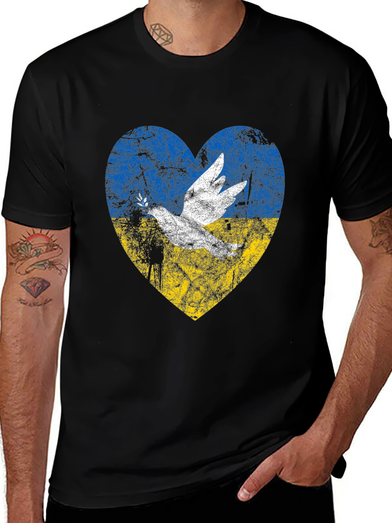 Ukraine Peace Dove T-Shirt