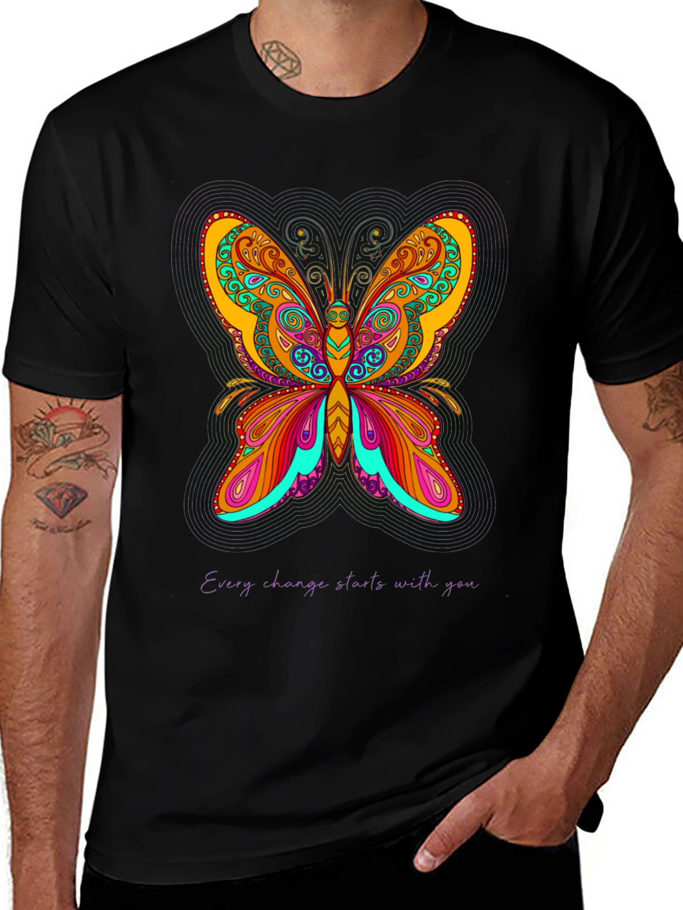 Variant 2 of Butterfly Change T-Shirt