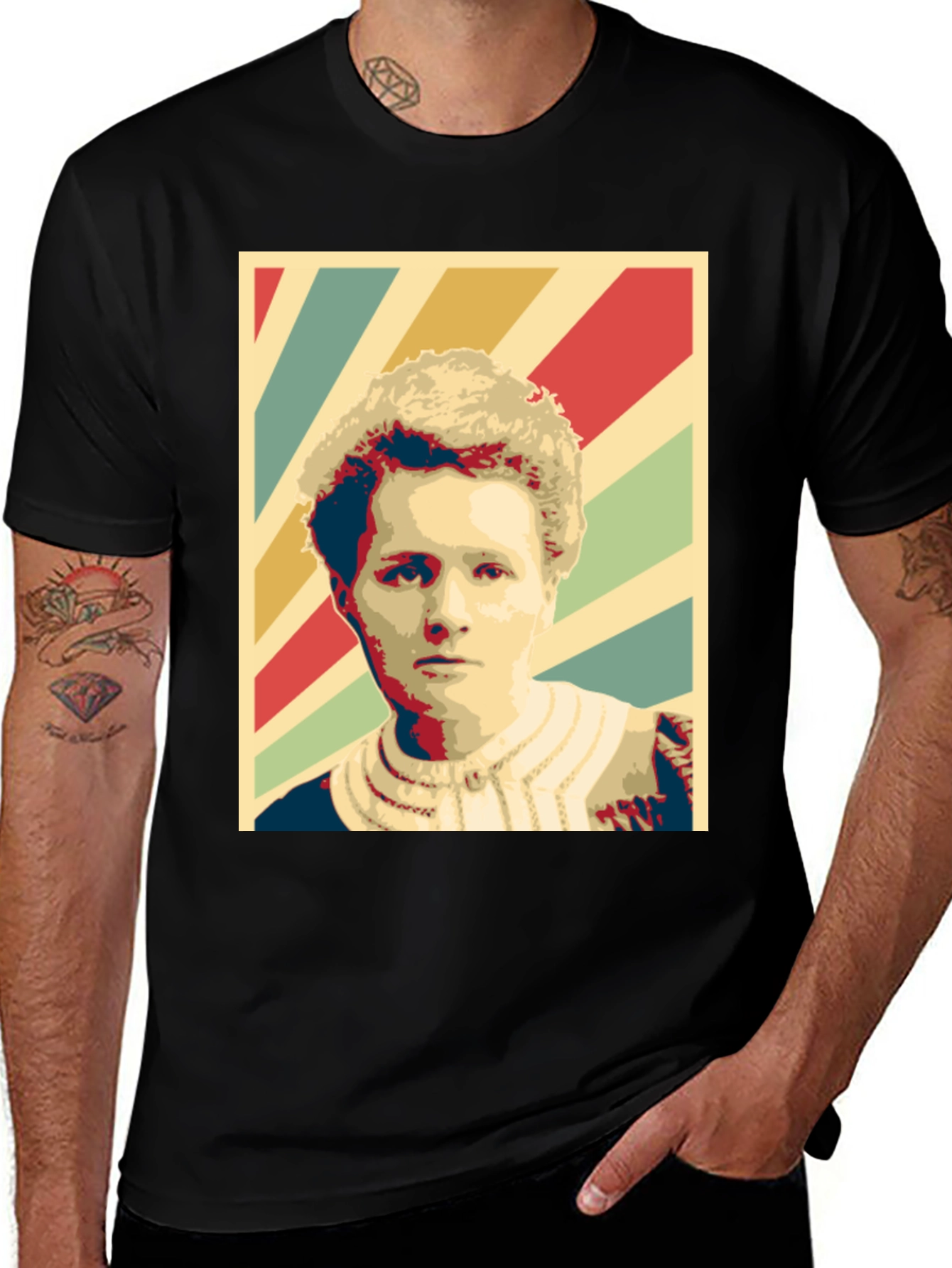 Variant 17 of Retro Portrait Graphic T-Shirt - Unisex Fashion Tee