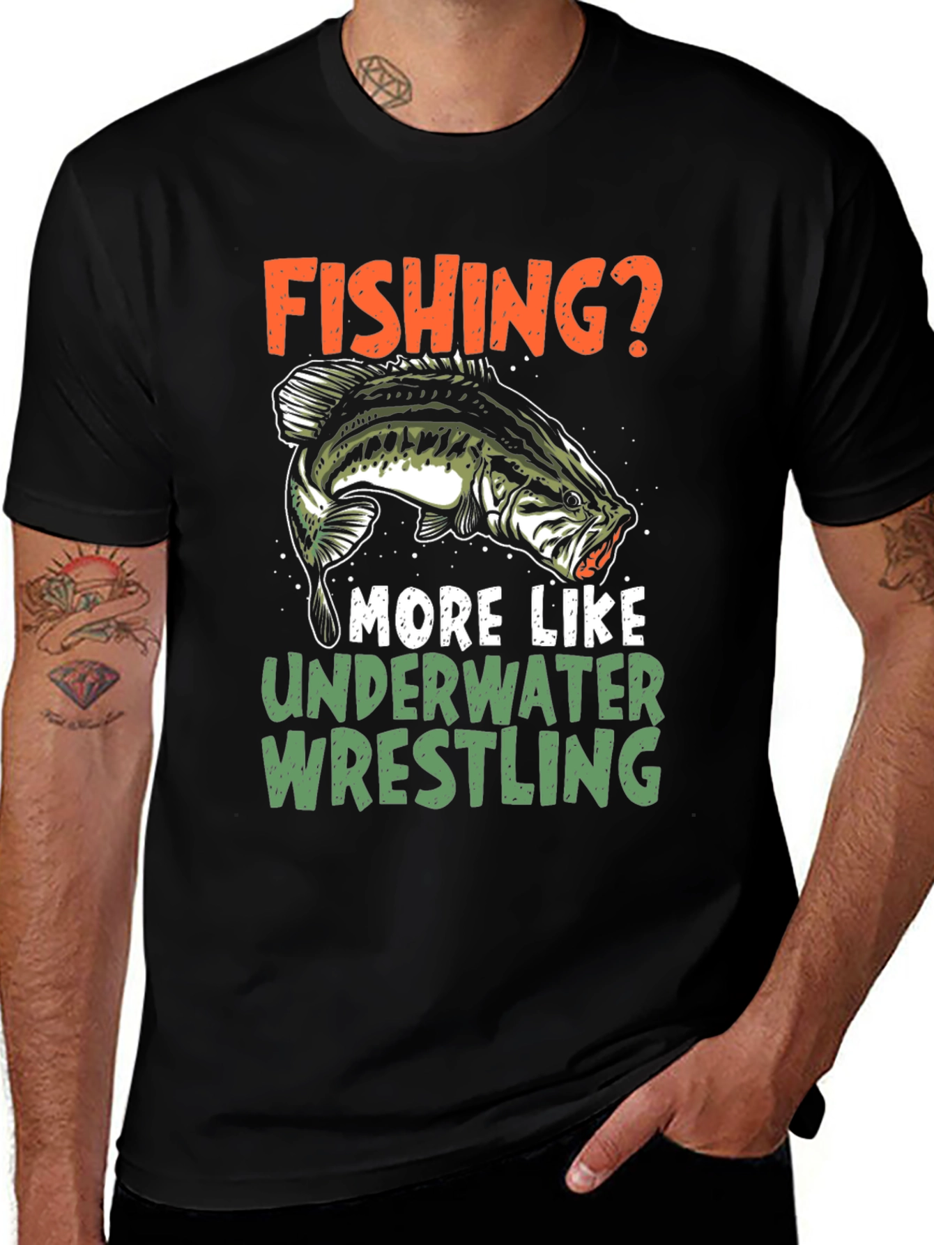 Fishing? Underwater Wrestling T-Shirt