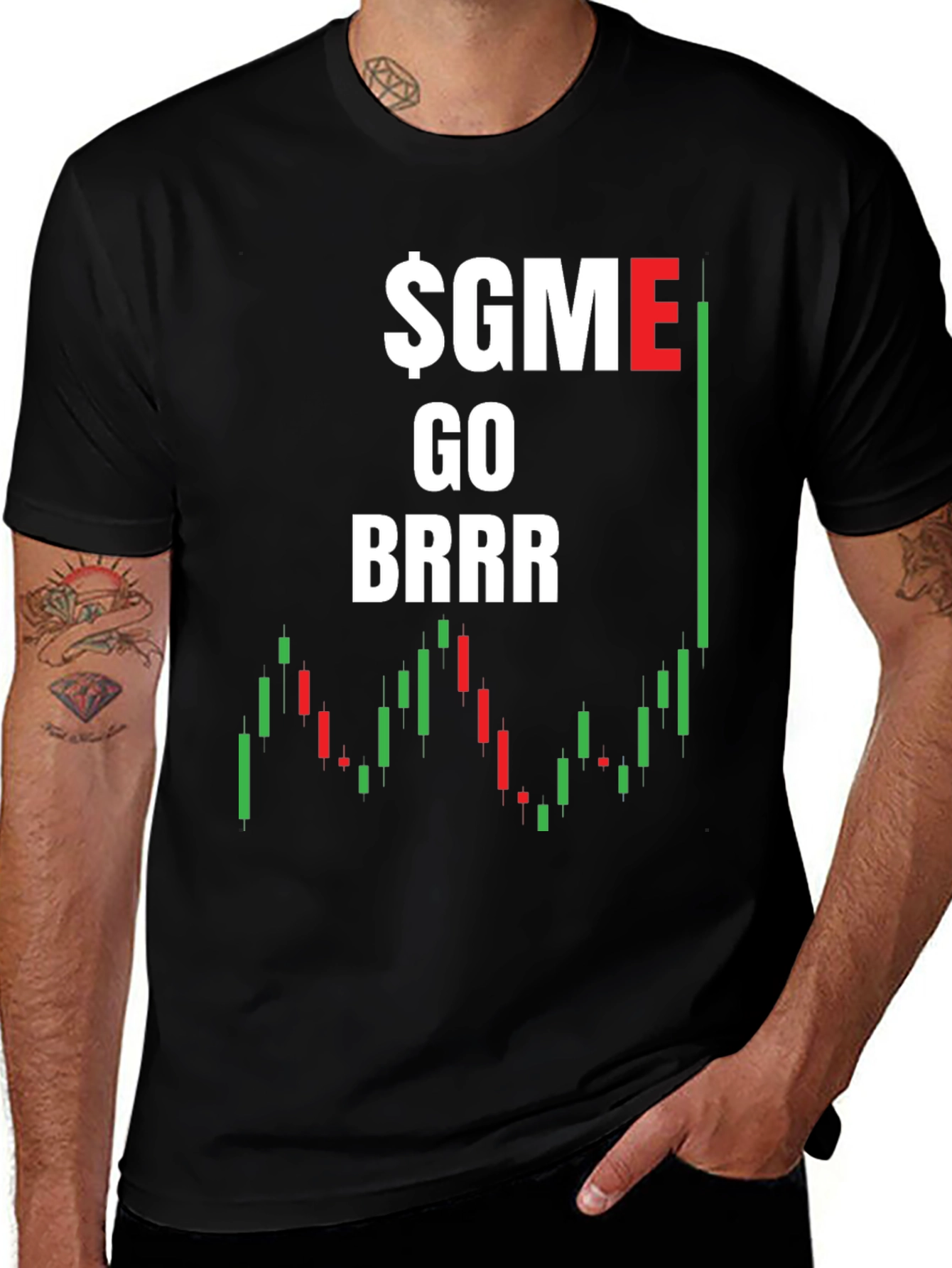 GME Go Brrr Stock Market Meme T-Shirt