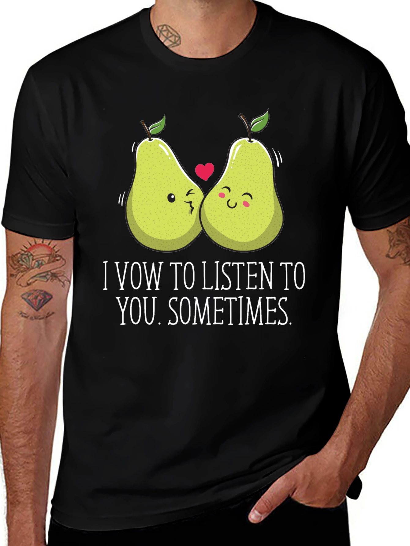 Variant 14 of I Vow To Listen Pear Graphic T-Shirt