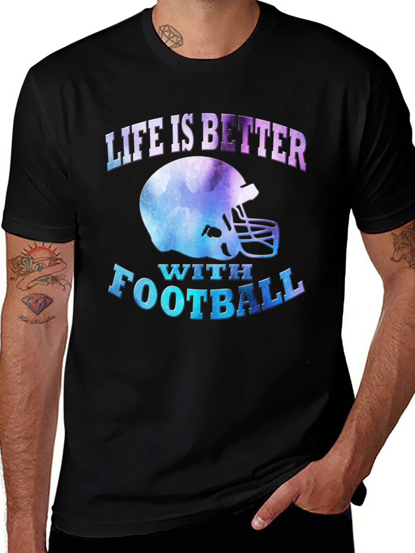 Variant 10 of Life is Better with Football Graphic Tee