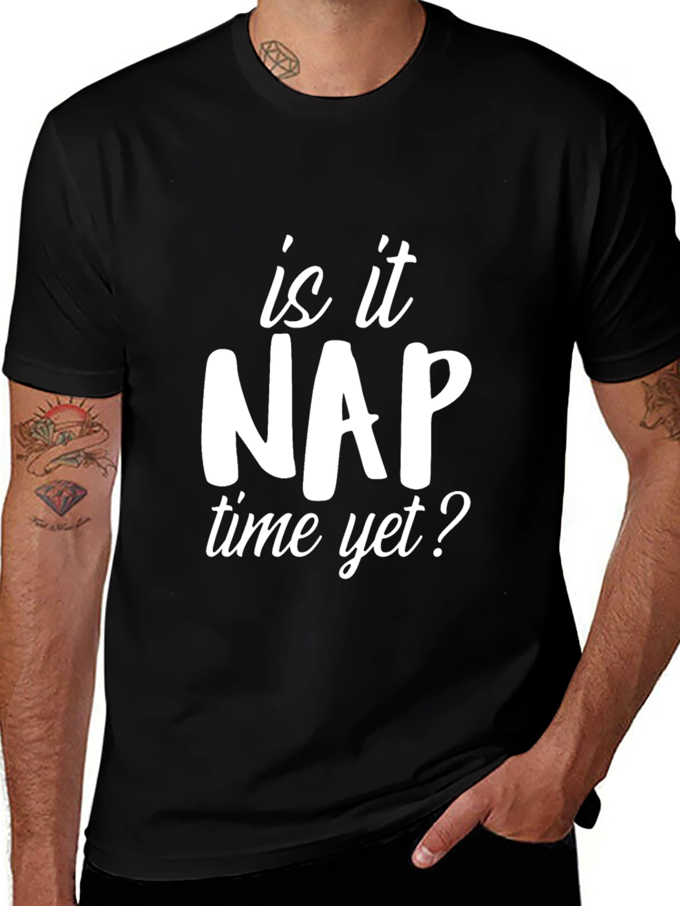 Variant 12 of Is it Nap Time Yet? Graphic T-Shirt
