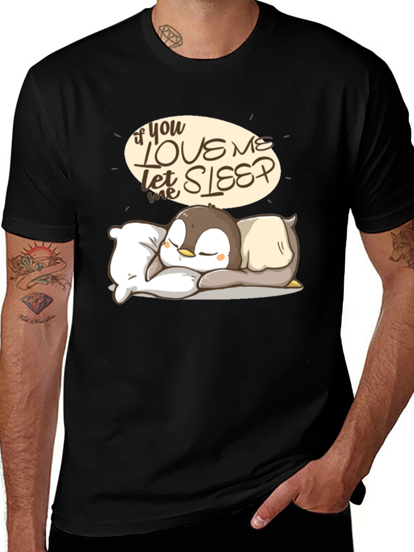Variant 7 of Cute Penguin Sleep T-Shirt