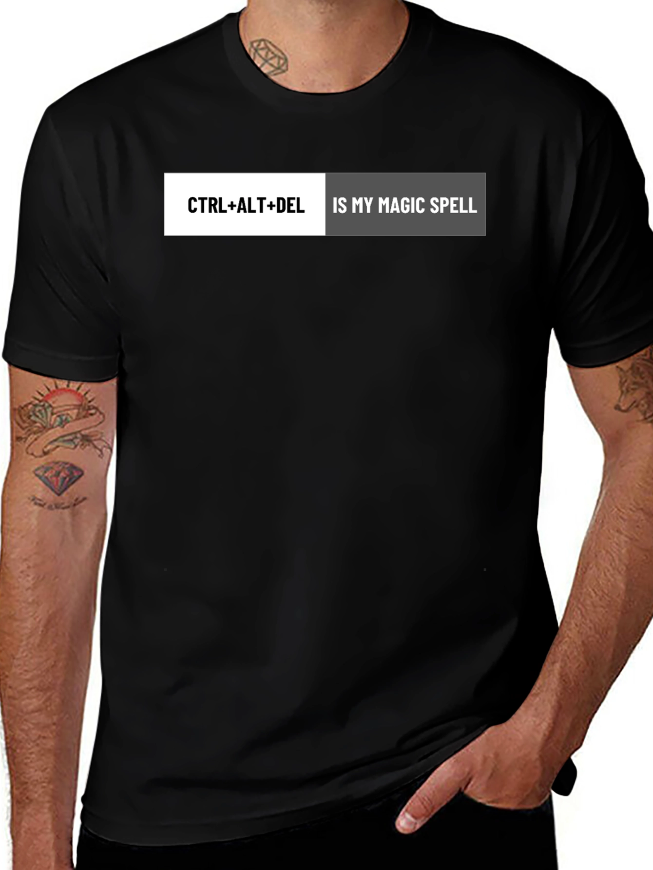 Ctrl+Alt+Del Magic Spell T-Shirt - Tech Humor