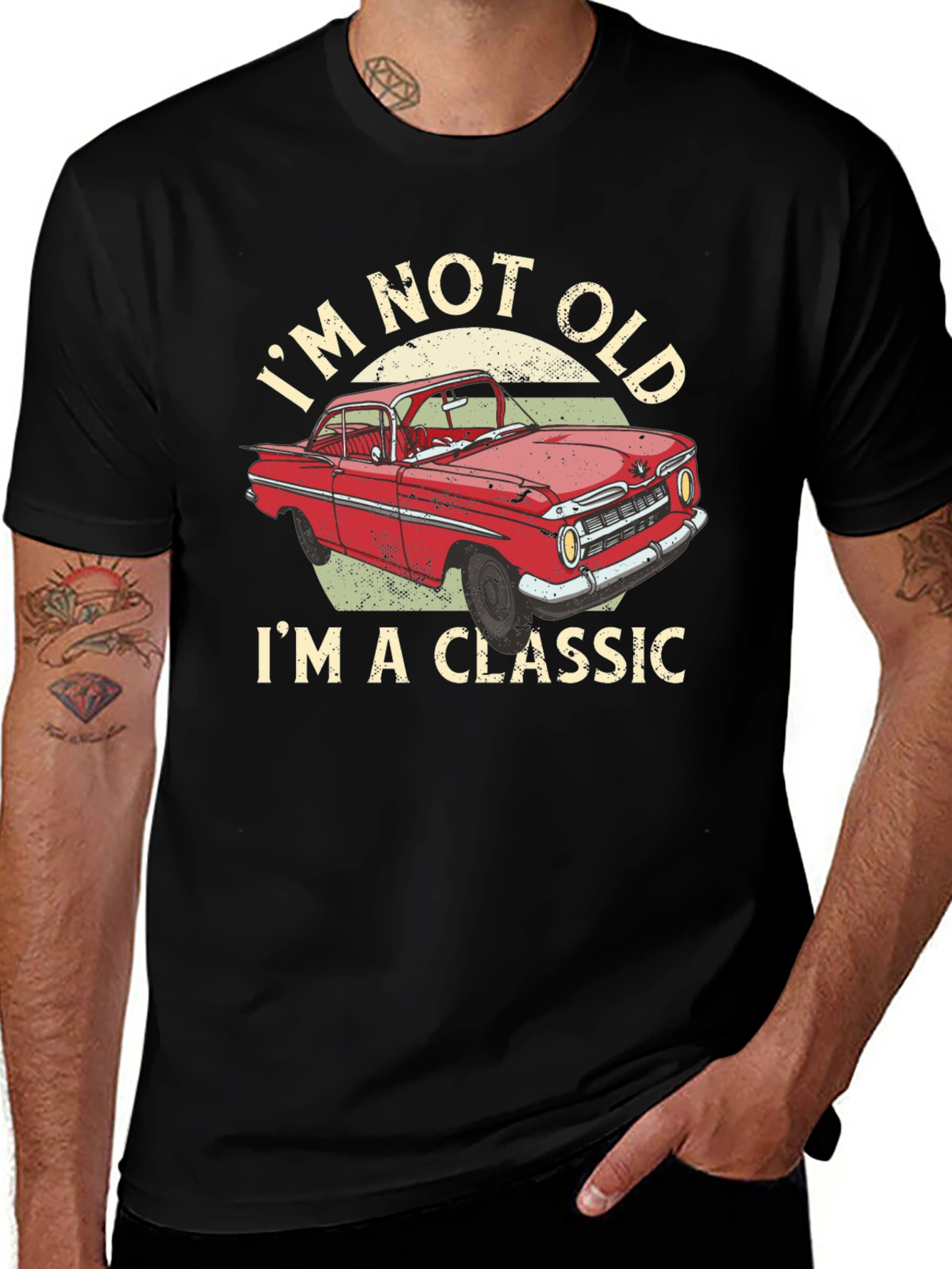 Variant 8 of Classic Car T-Shirt - I'm Not Old, I'm a Classic!