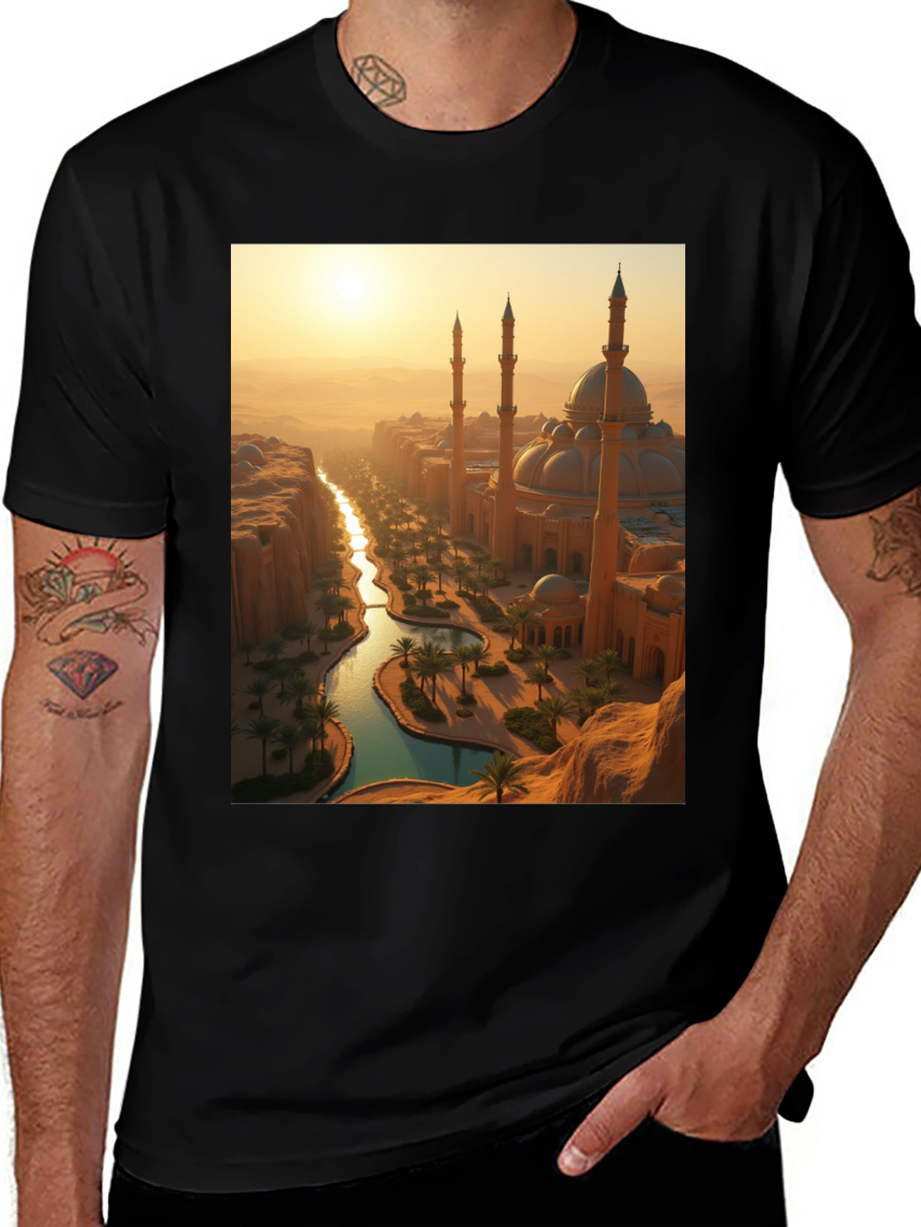 Variant 17 of Desert Oasis Tee