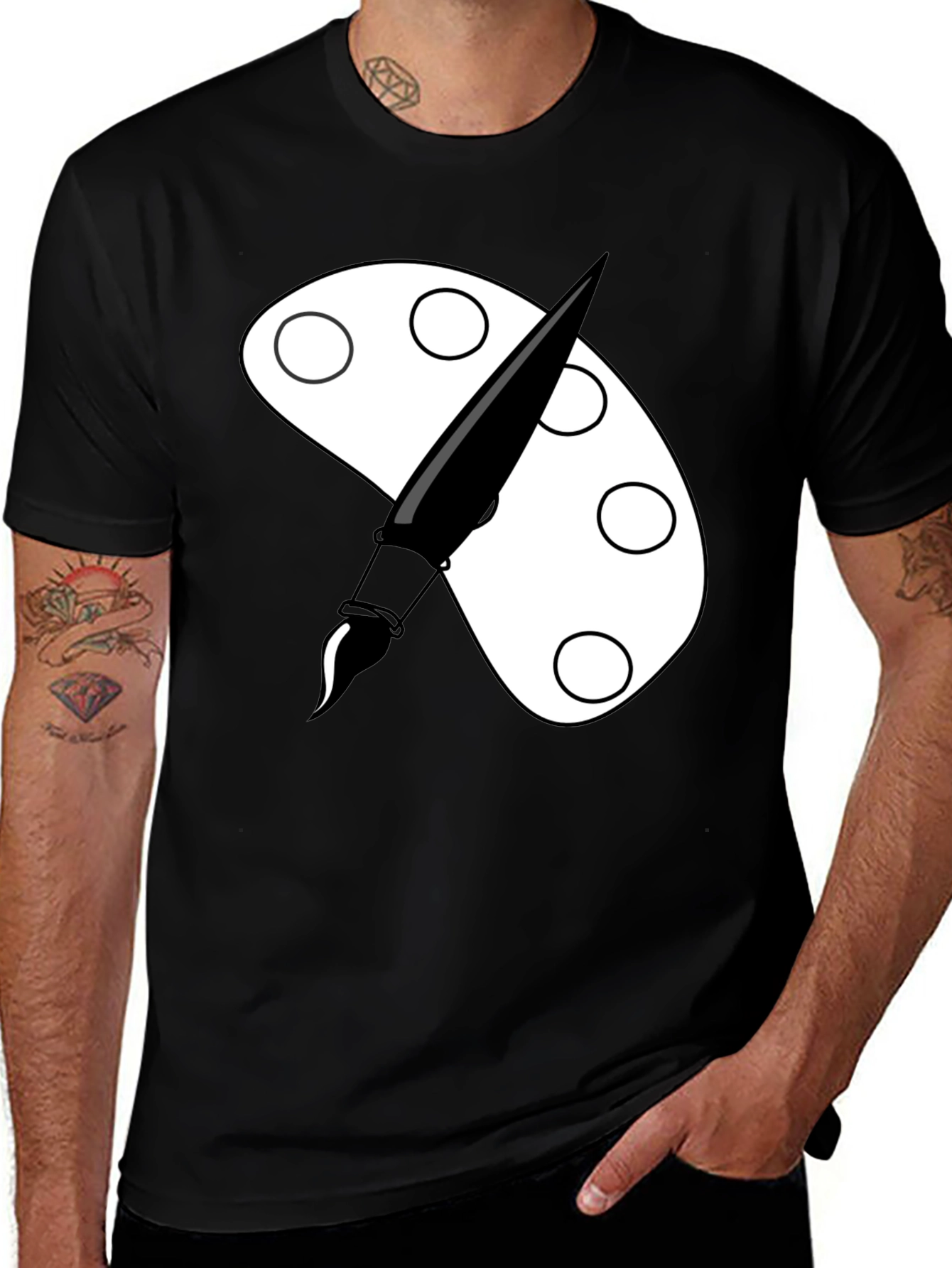 Variant 17 of Artist Palette T-Shirt - Creative & Stylish