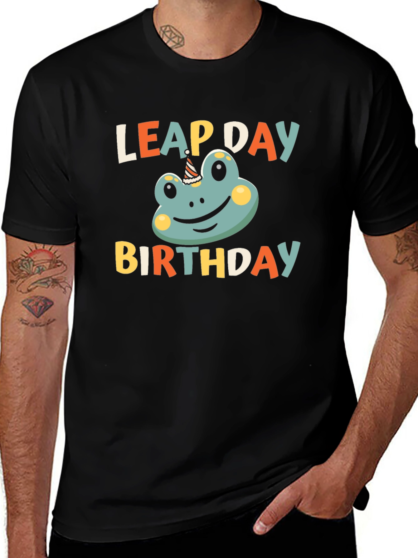 Variant 22 of Leap Day Birthday Frog T-Shirt