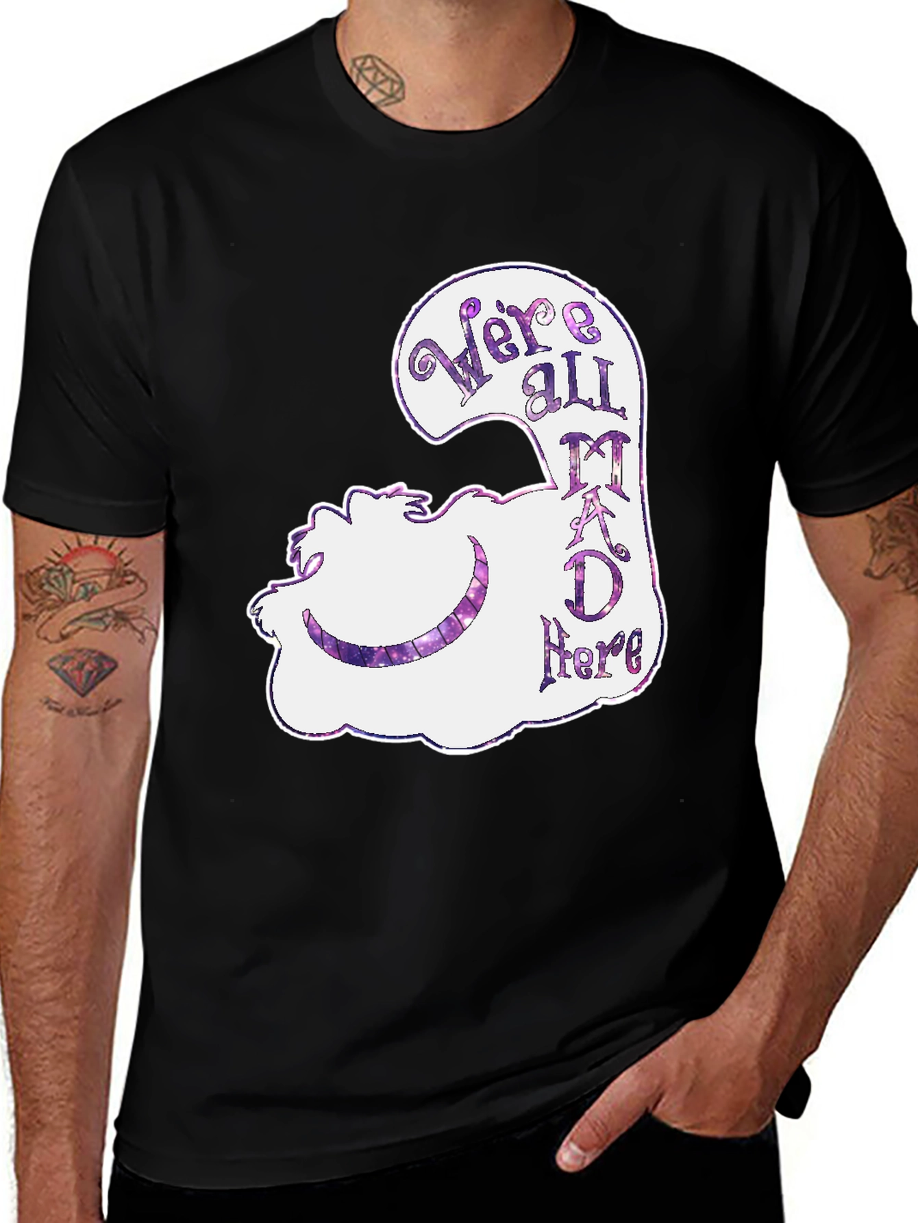 Variant 16 of Alice in Wonderland "We're All Mad Here" Graphic Tee