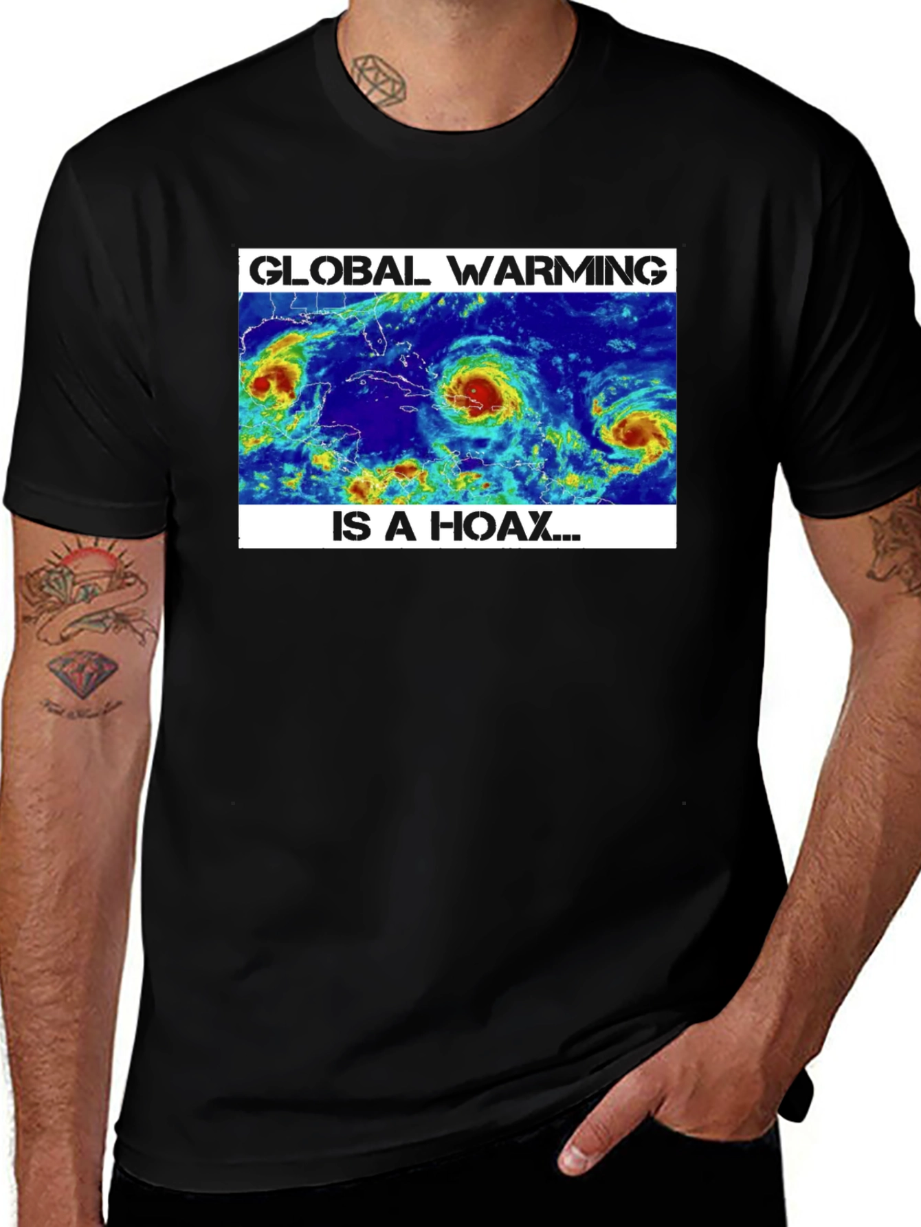 Variant 4 of Global Warming is a Hoax Graphic T-Shirt