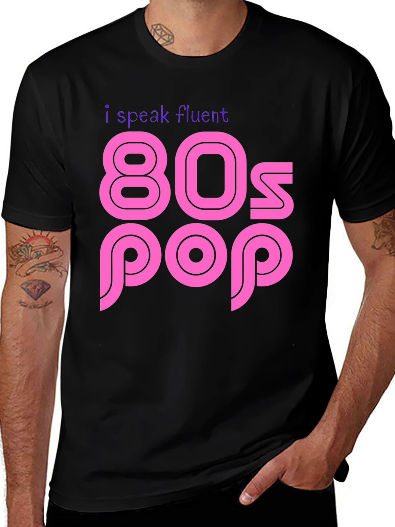 I Speak Fluent 80s Pop T-Shirt