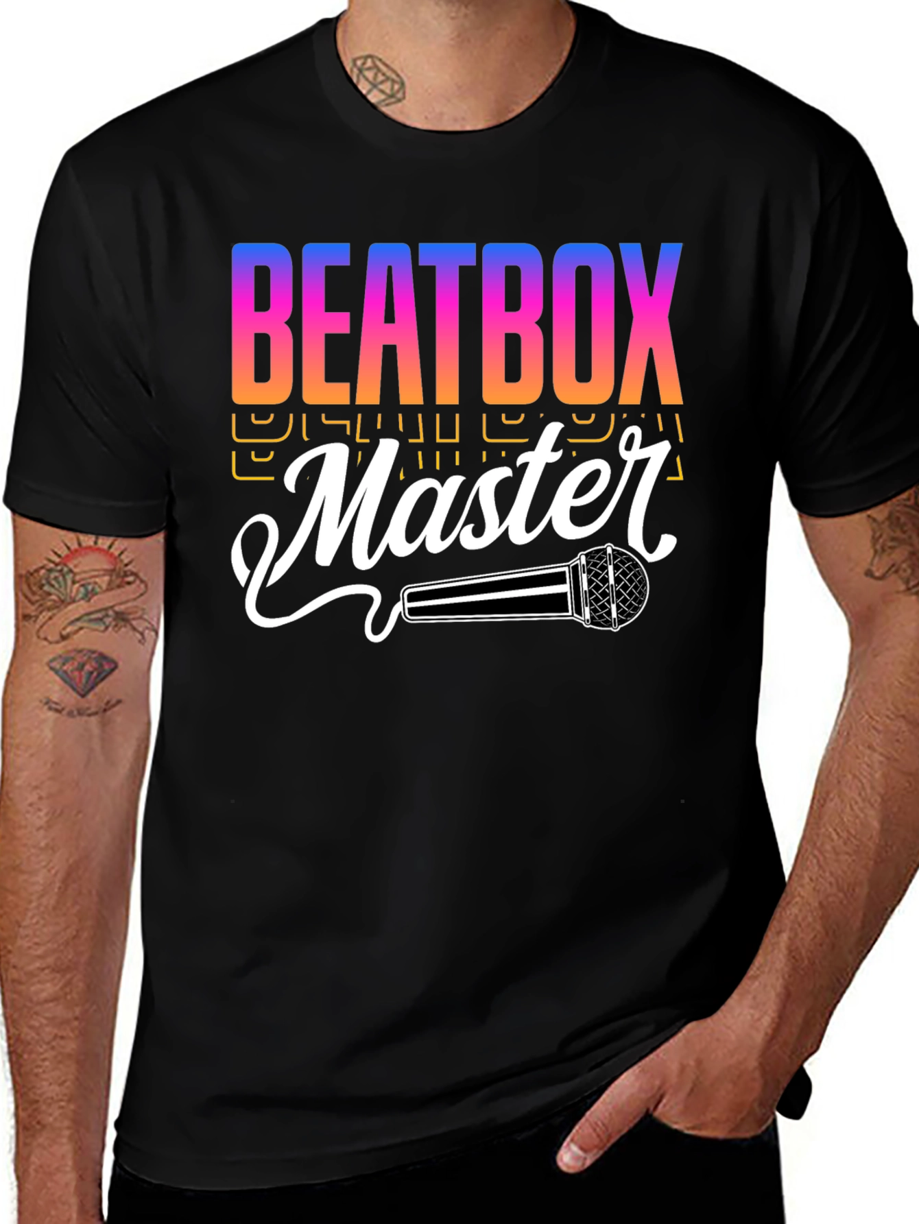 Variant 30 of Beatbox Master Graphic T-Shirt - Music Lover Tee