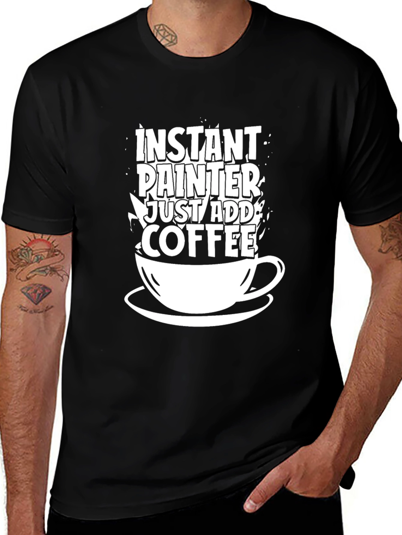 Variant 30 of Instant Painter Coffee T-Shirt