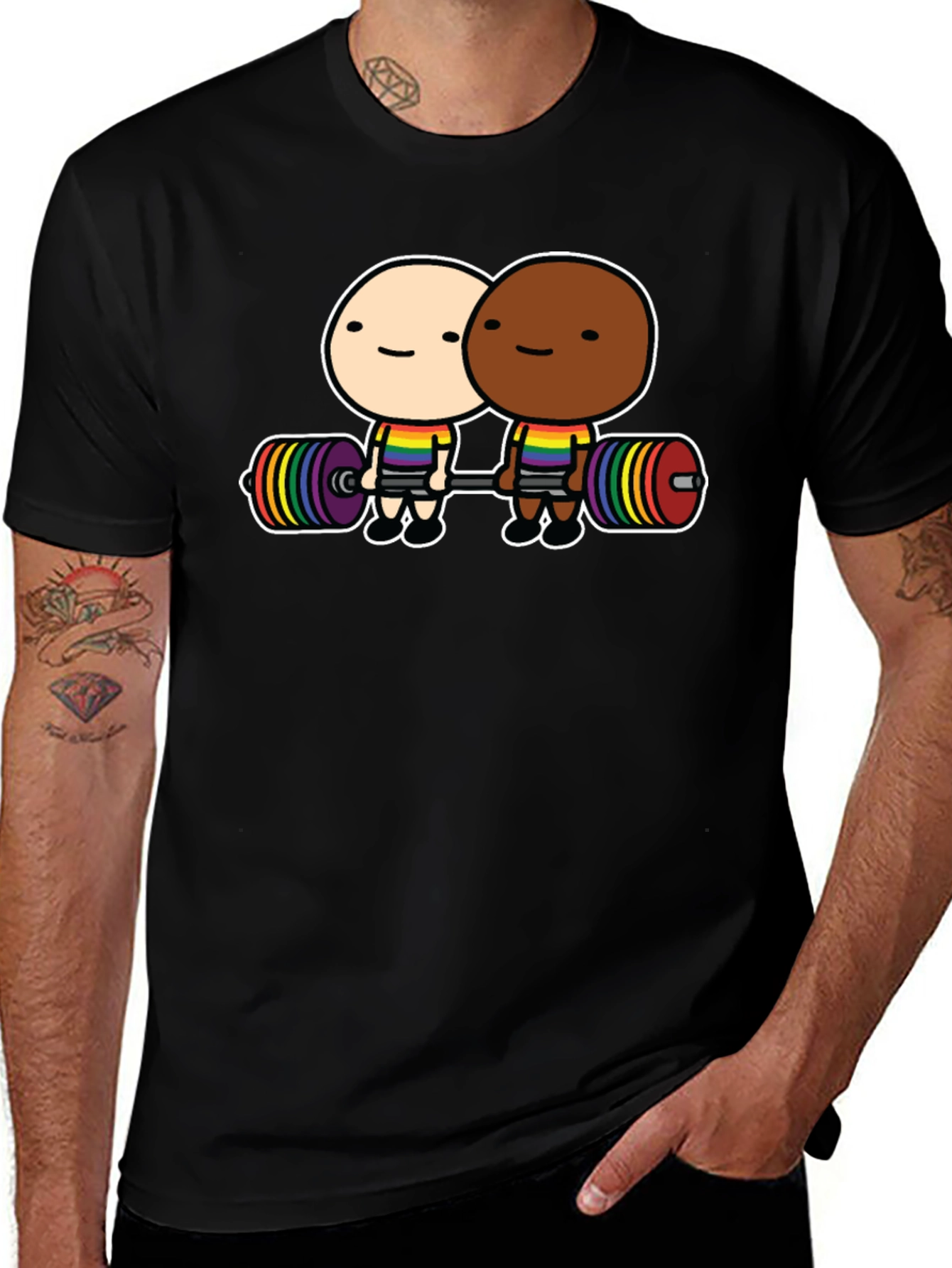 LGBT Lifting Buddies Tee