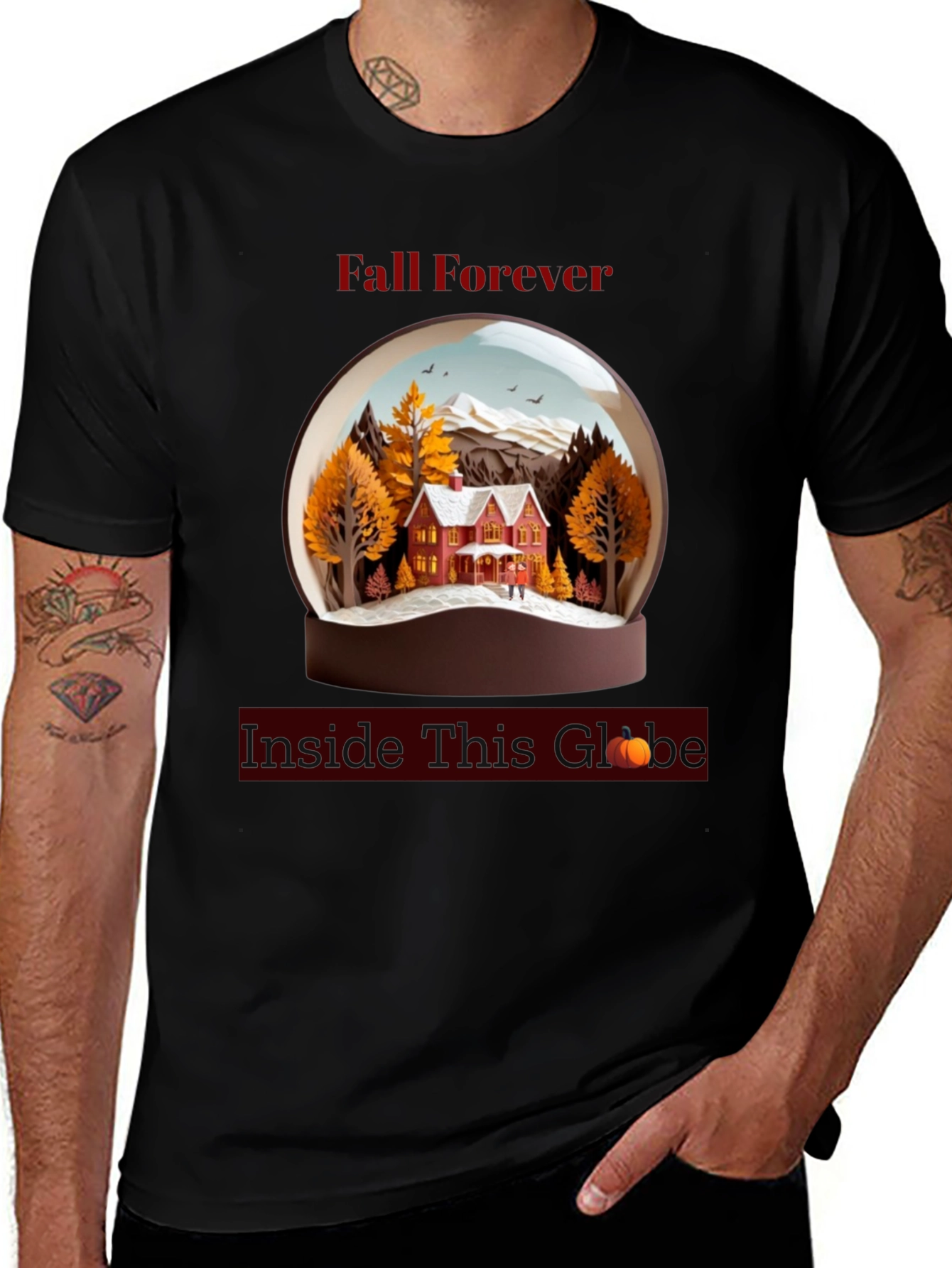 Variant 16 of Fall Forever Globe Graphic Tee