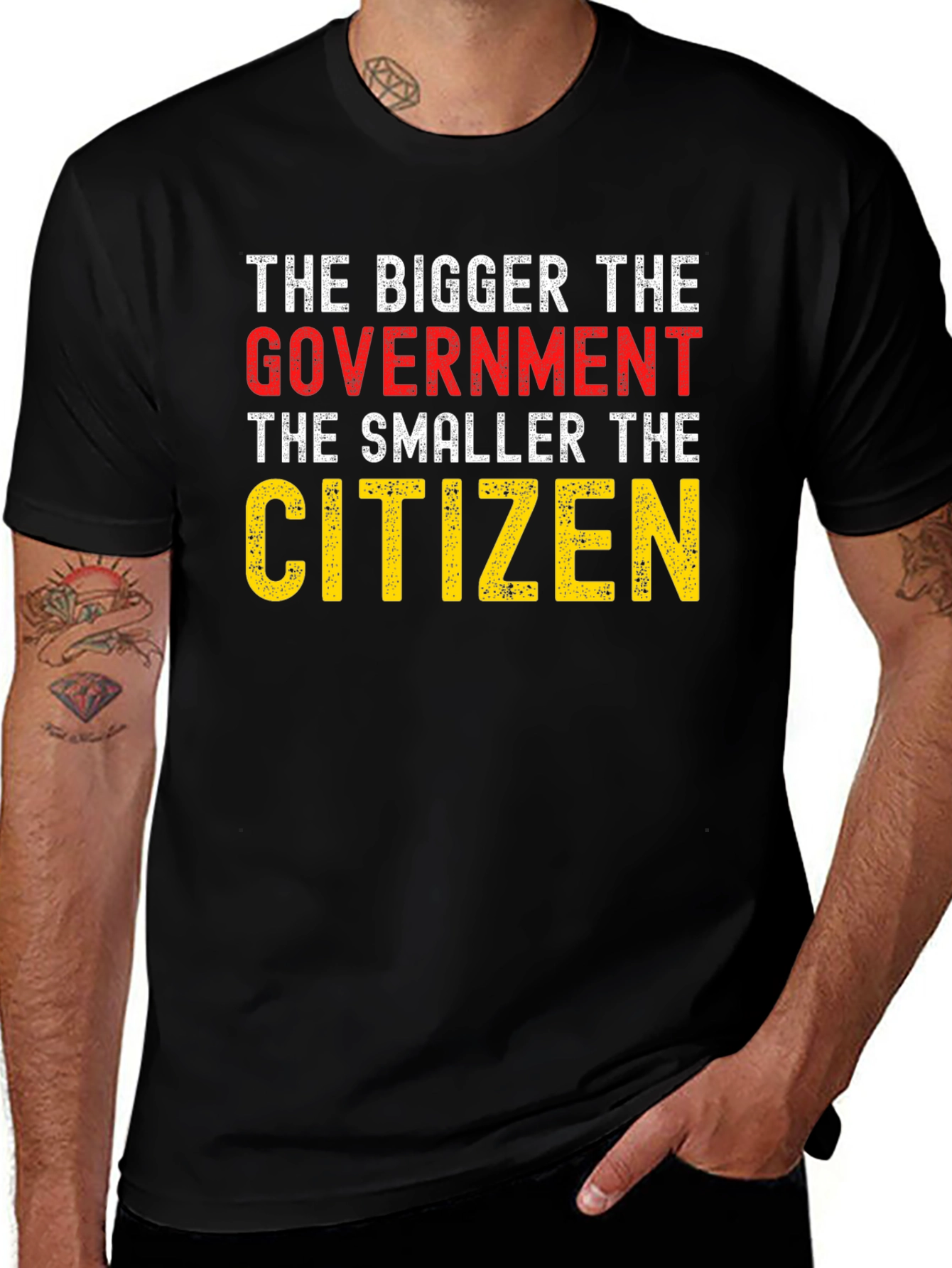 Variant 10 of Bigger Government Smaller Citizen Graphic Tee