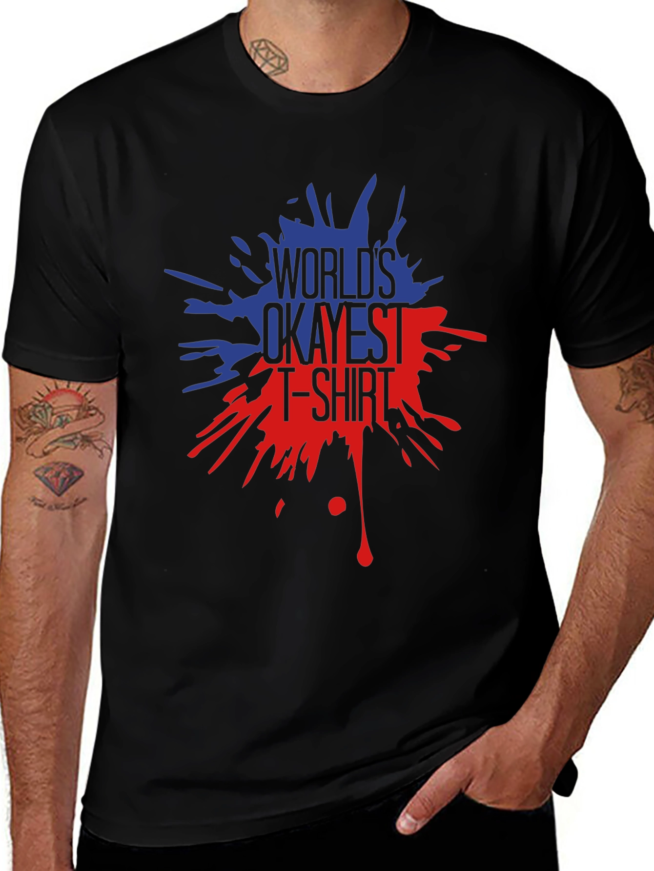 Variant 21 of World's Okayest T-Shirt - Graphic Tee