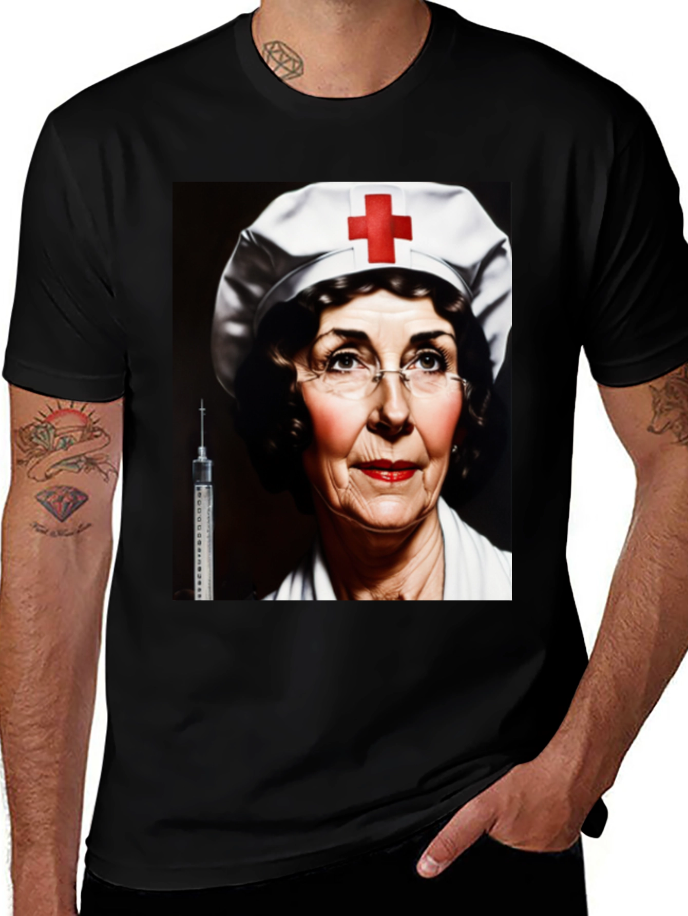Variant 29 of Vintage Nurse T-Shirt