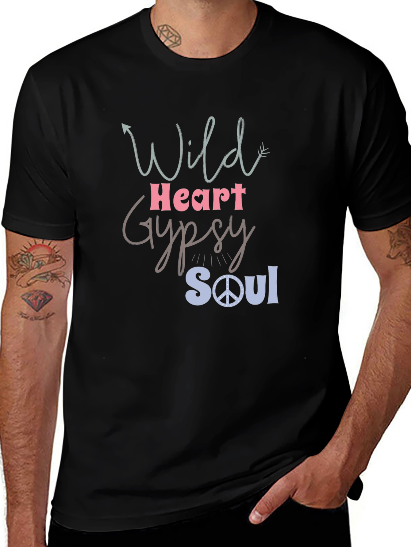 Variant 30 of Wild Heart Gypsy Soul Graphic Tee