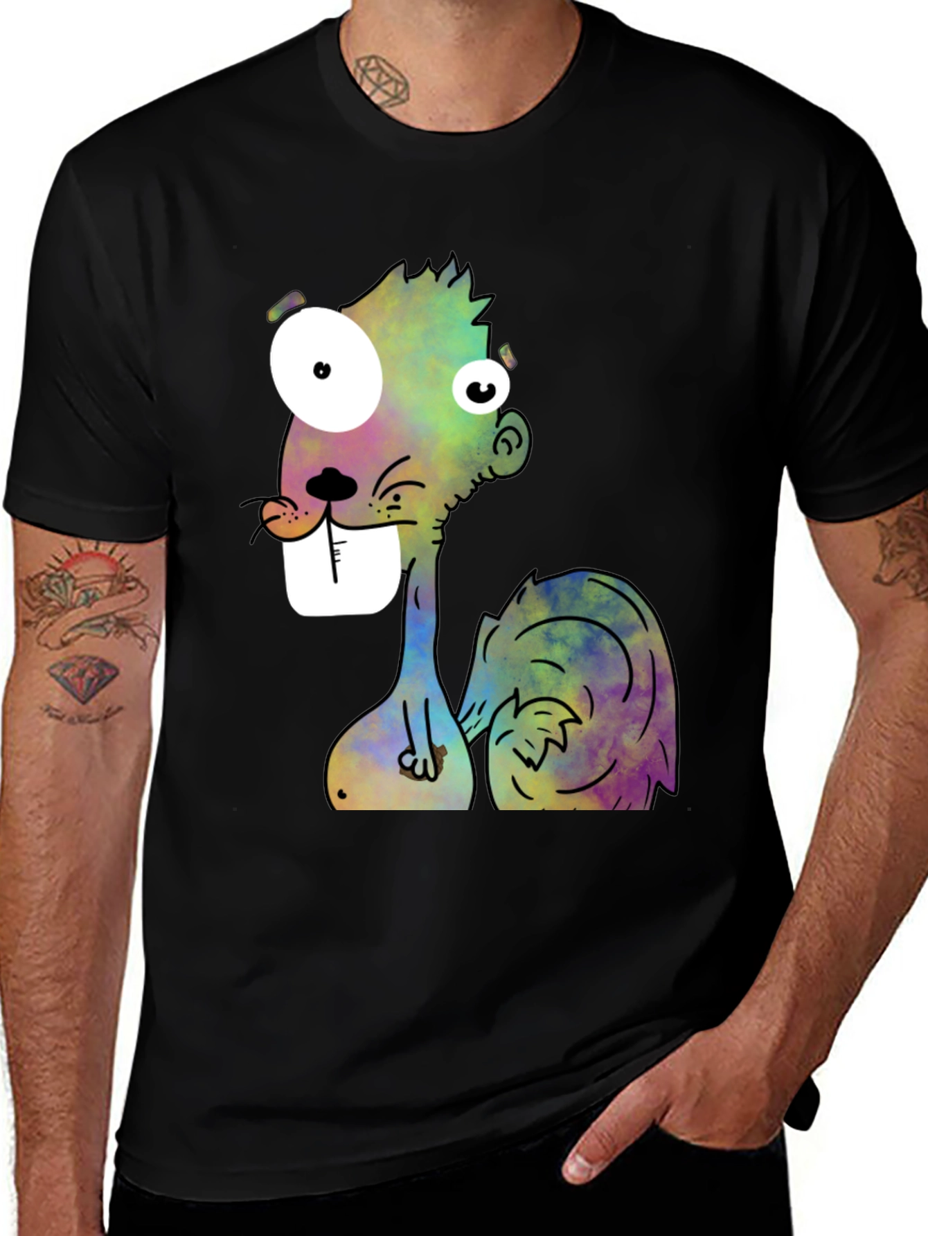 Variant 10 of Funny Cartoon Gopher T-Shirt - Unique Design
