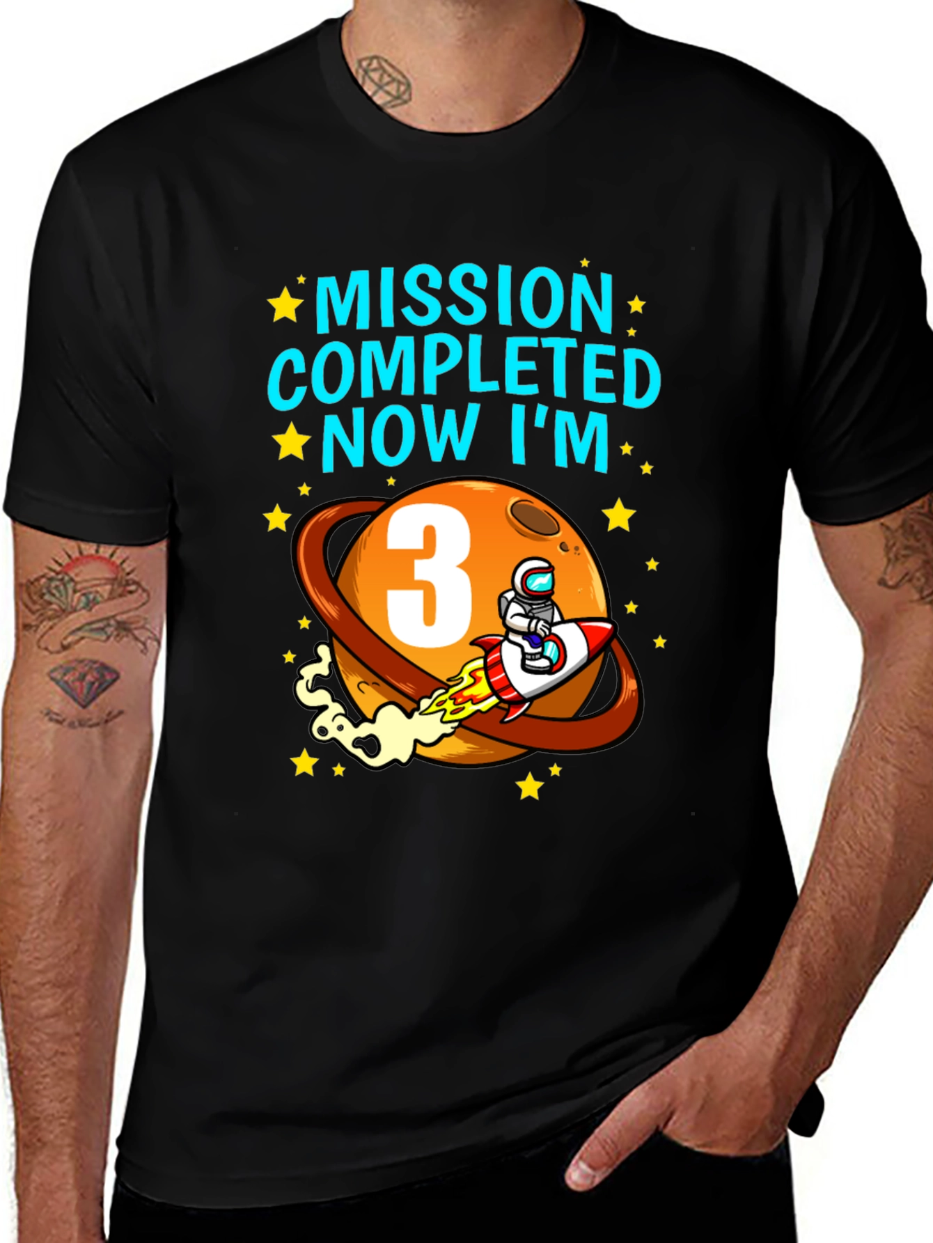 Variant 11 of Mission Completed 3rd Birthday T-Shirt