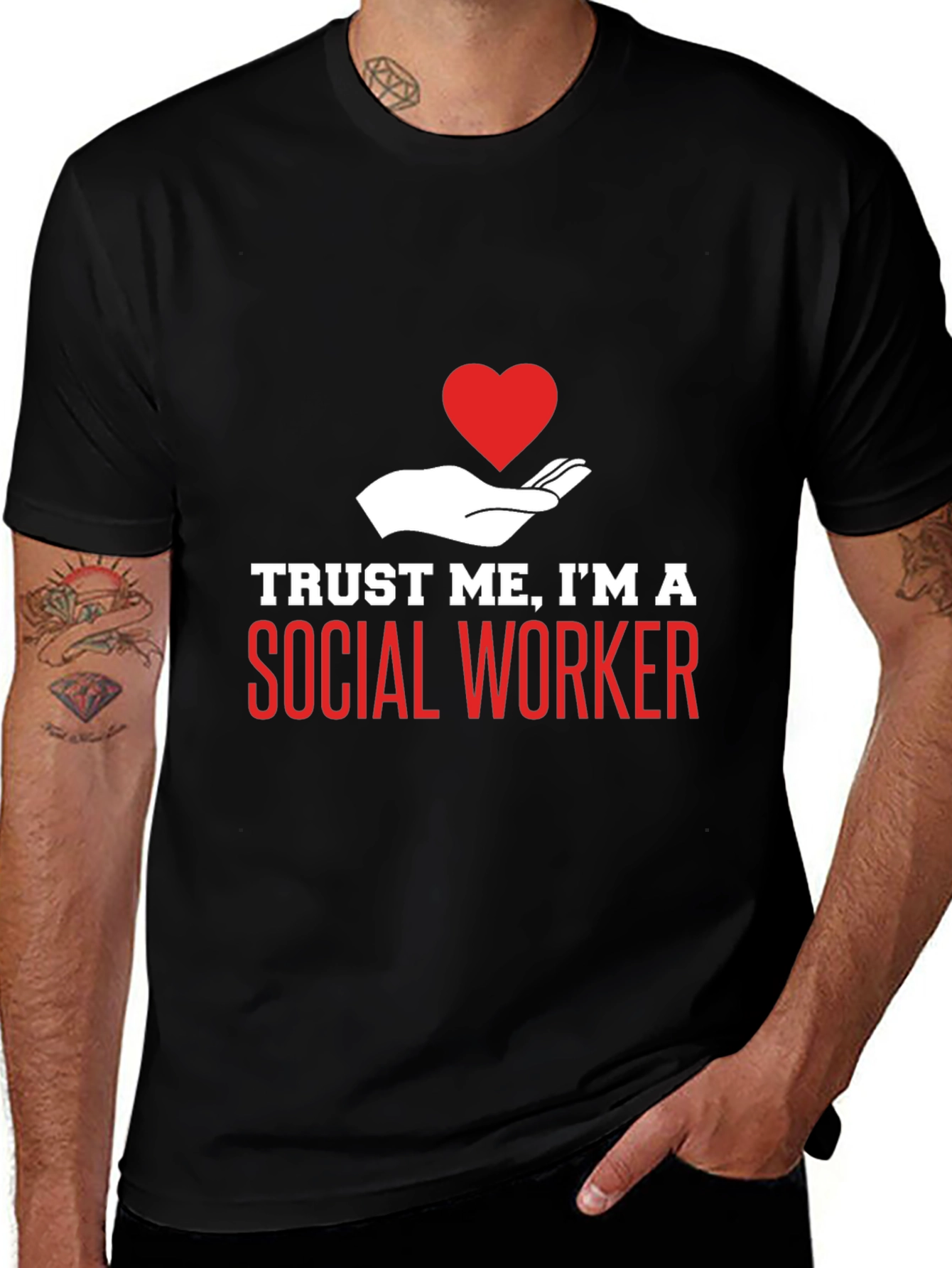 Variant 24 of Trust Me, I'm a Social Worker T-Shirt