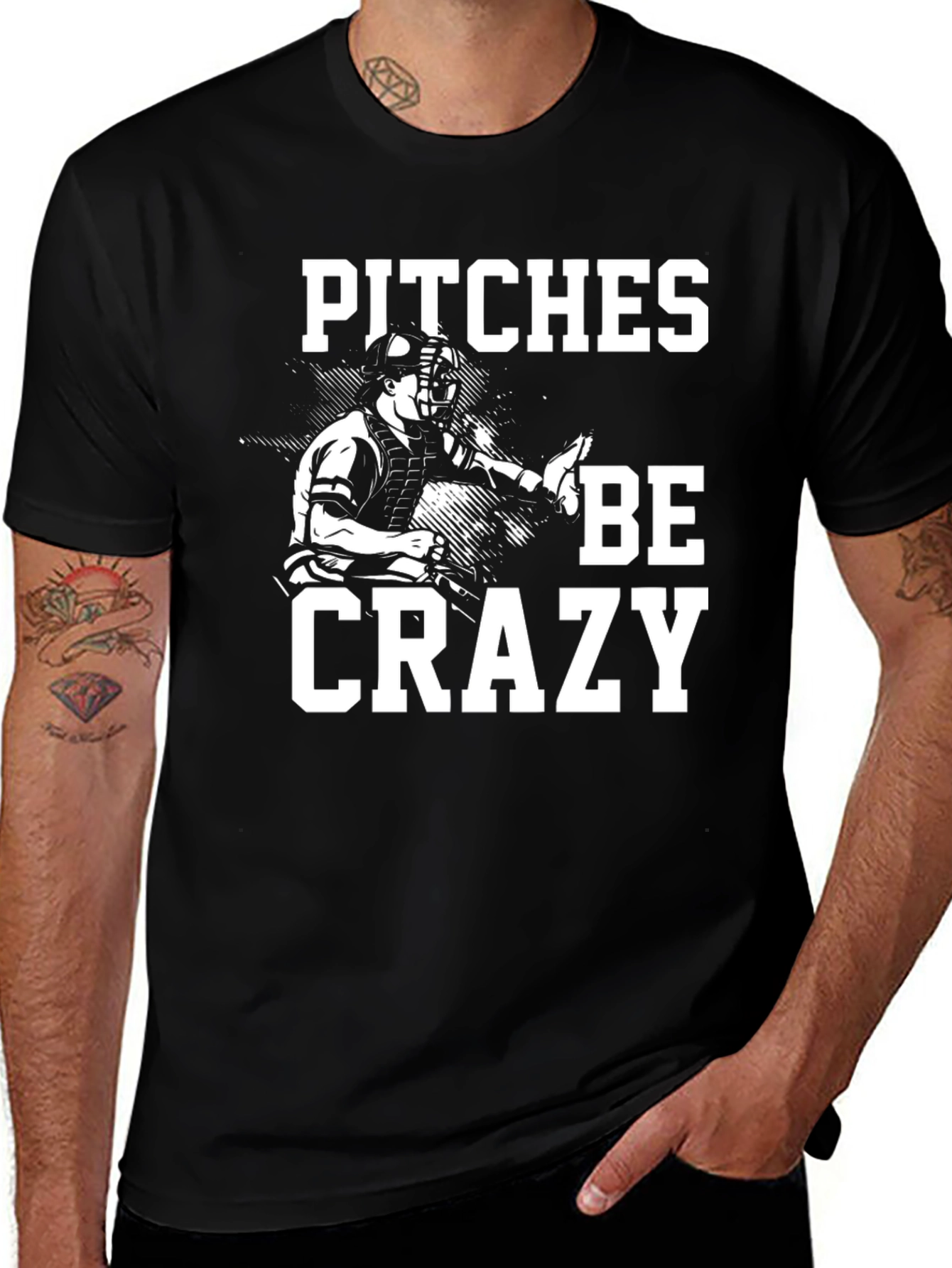 Pitches Be Crazy Graphic T-Shirt