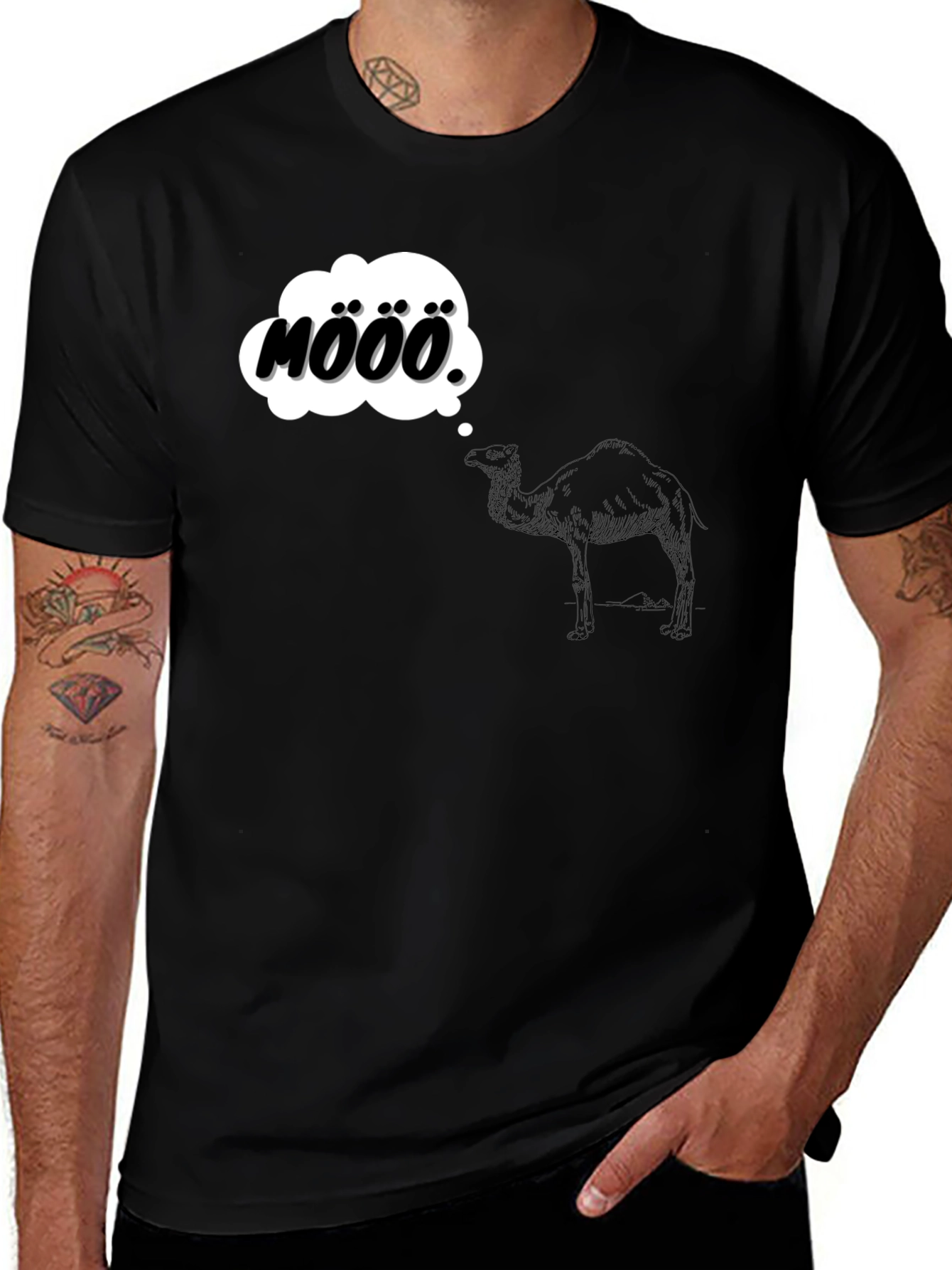 Variant 16 of Mööö Camel T-Shirt - Funny Animal Tee