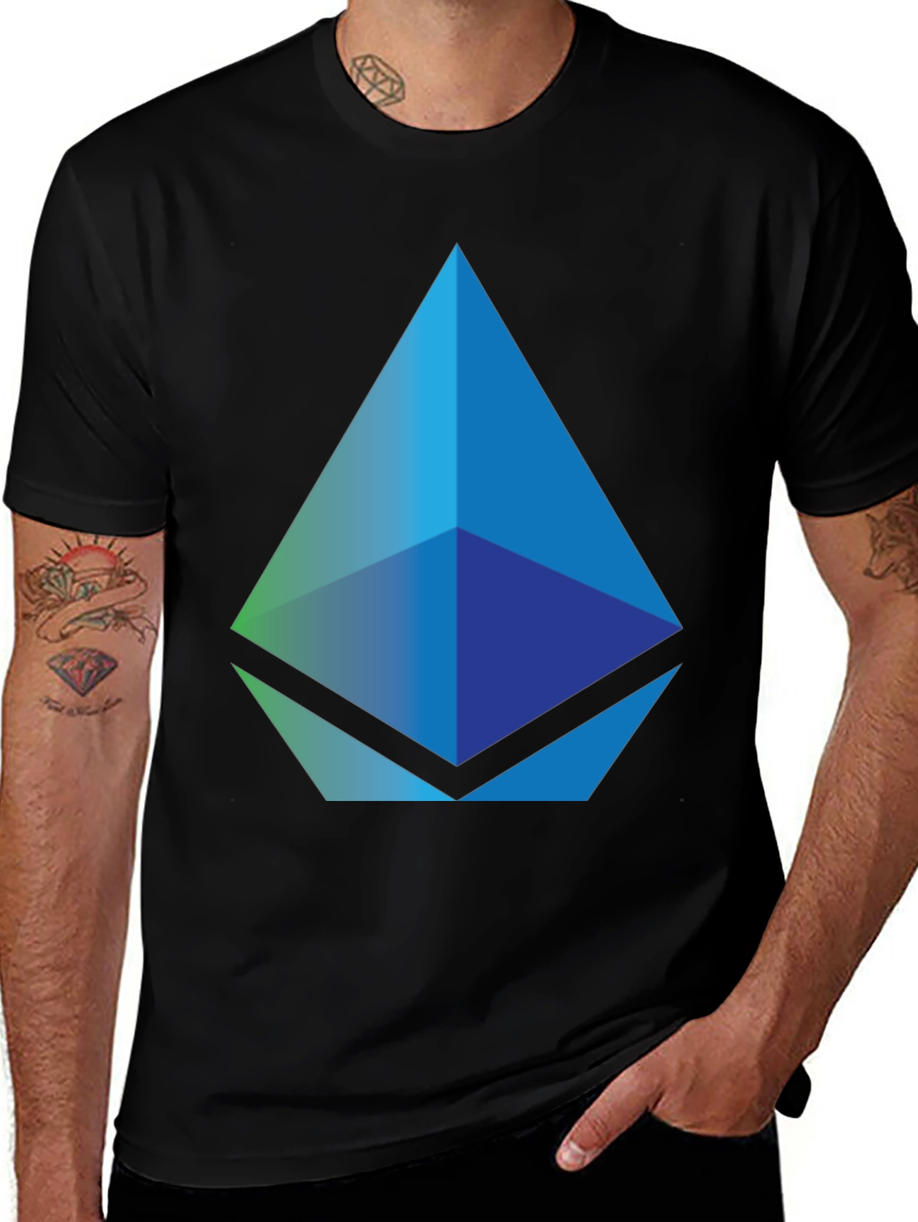 Ethereum Logo Black T-Shirt