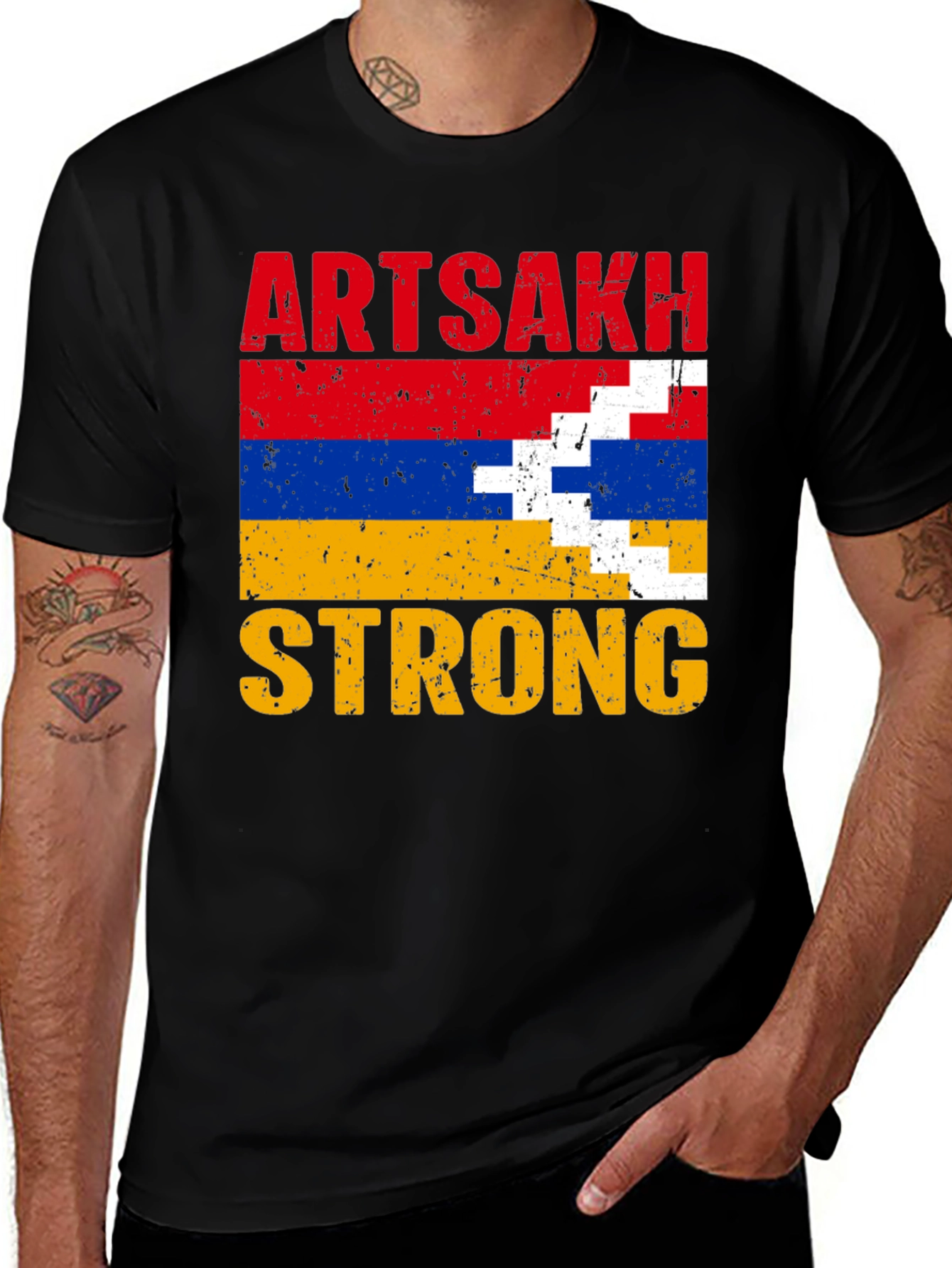 Artsakh Strong T-Shirt Patriotic Pride Tee