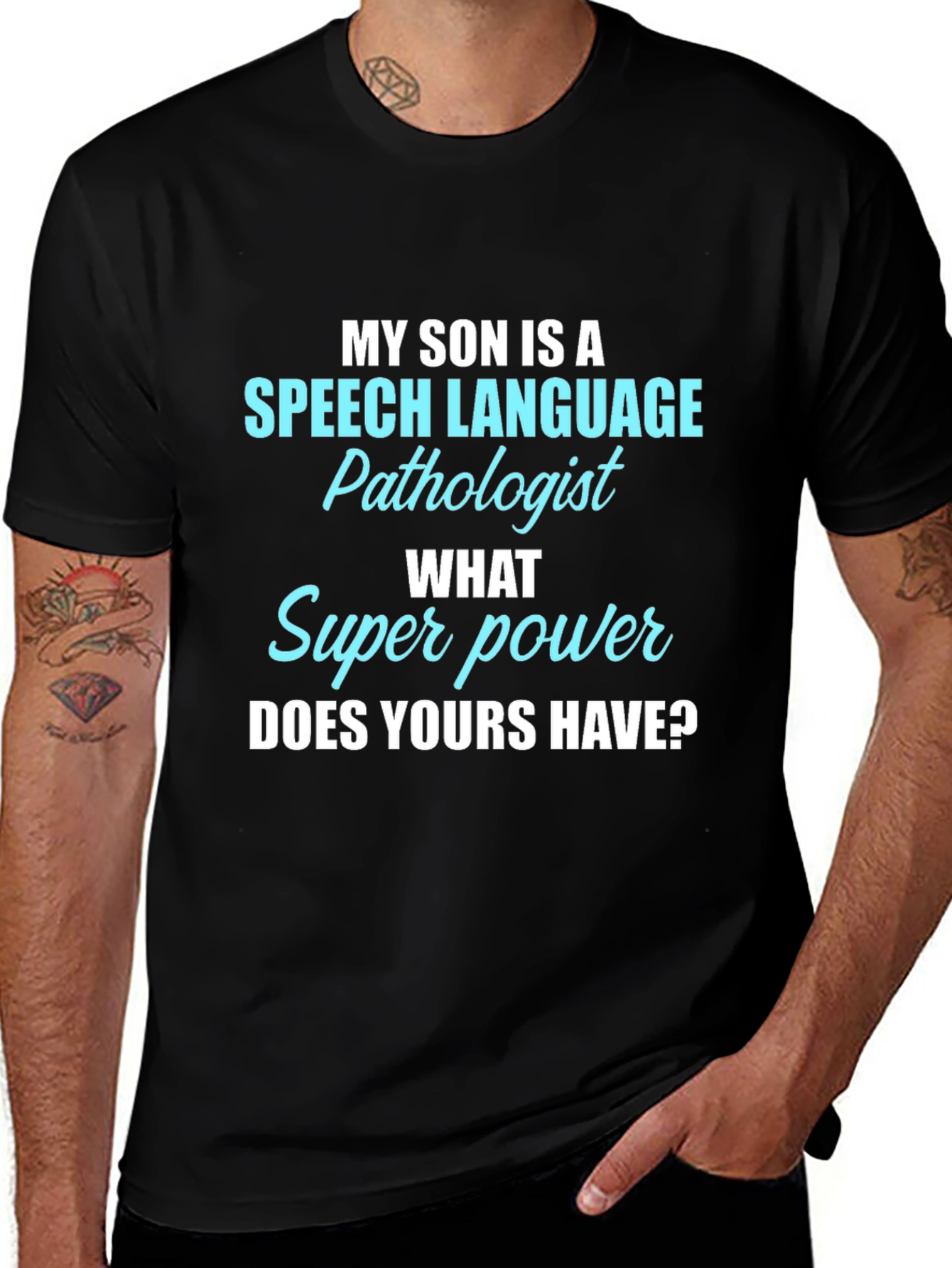 Variant 8 of Speech Language Pathologist Son T-Shirt