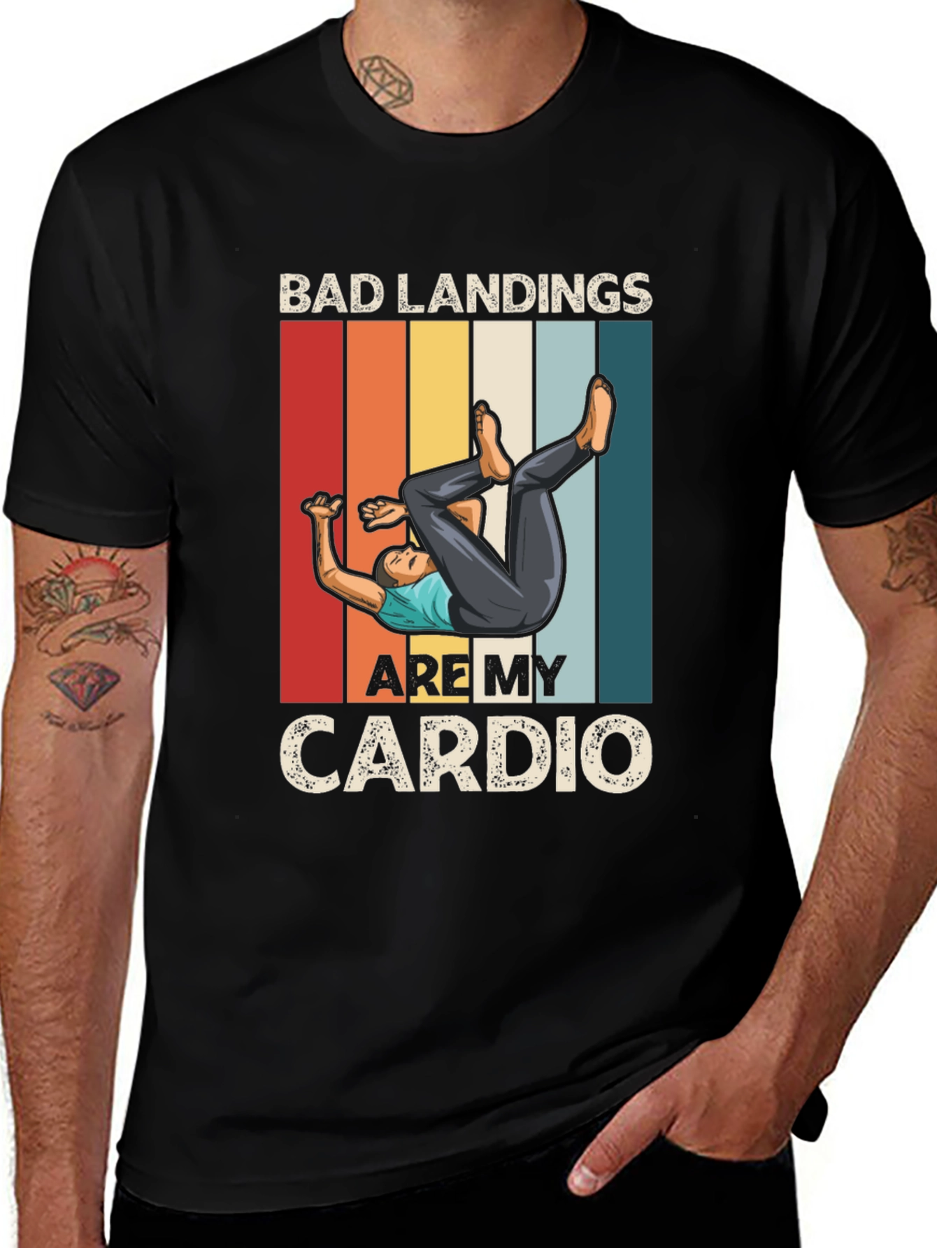 Variant 24 of Bad Landings Are My Cardio T-Shirt