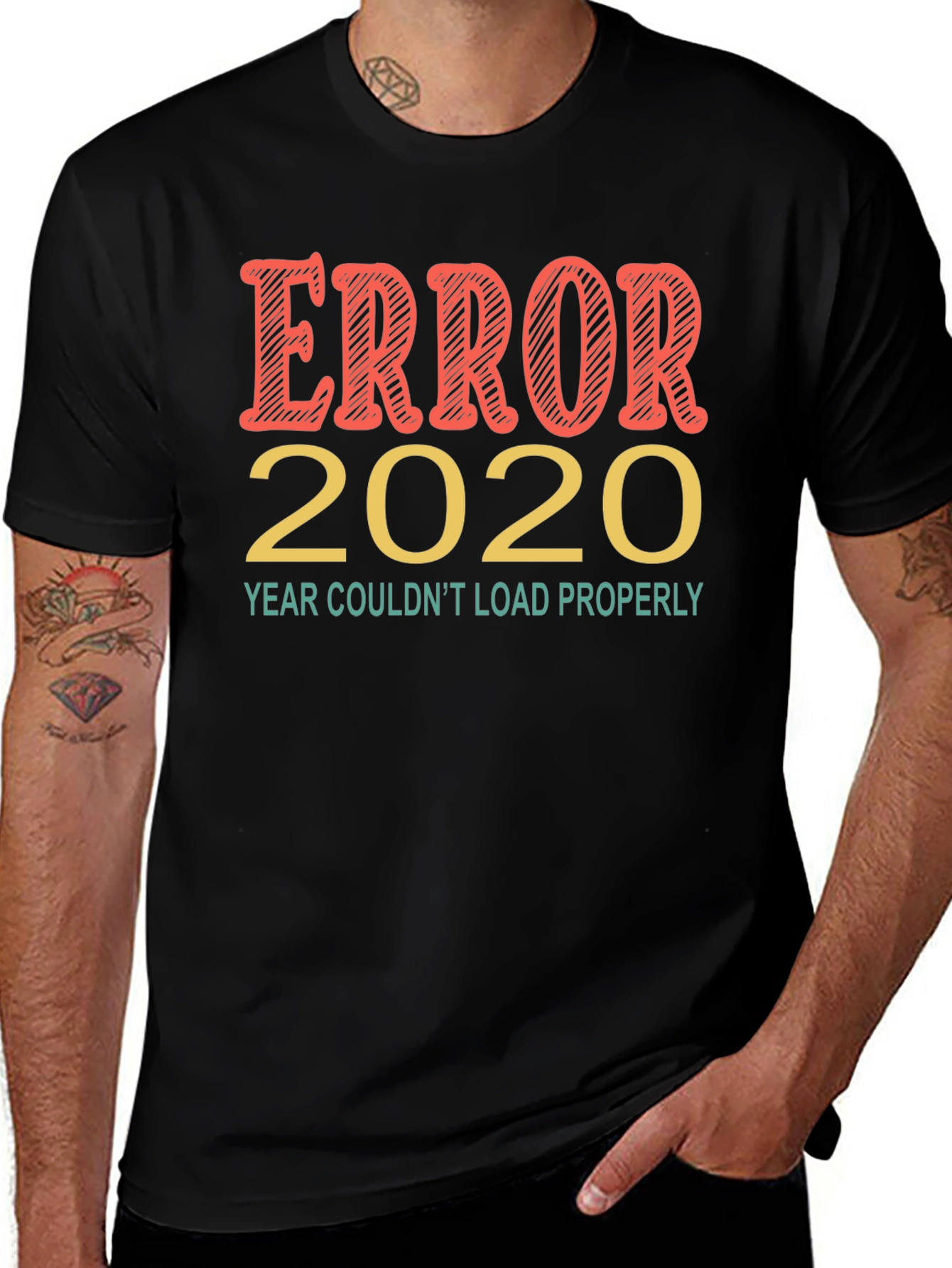Variant 13 of Error 2020 Funny Graphic Tee