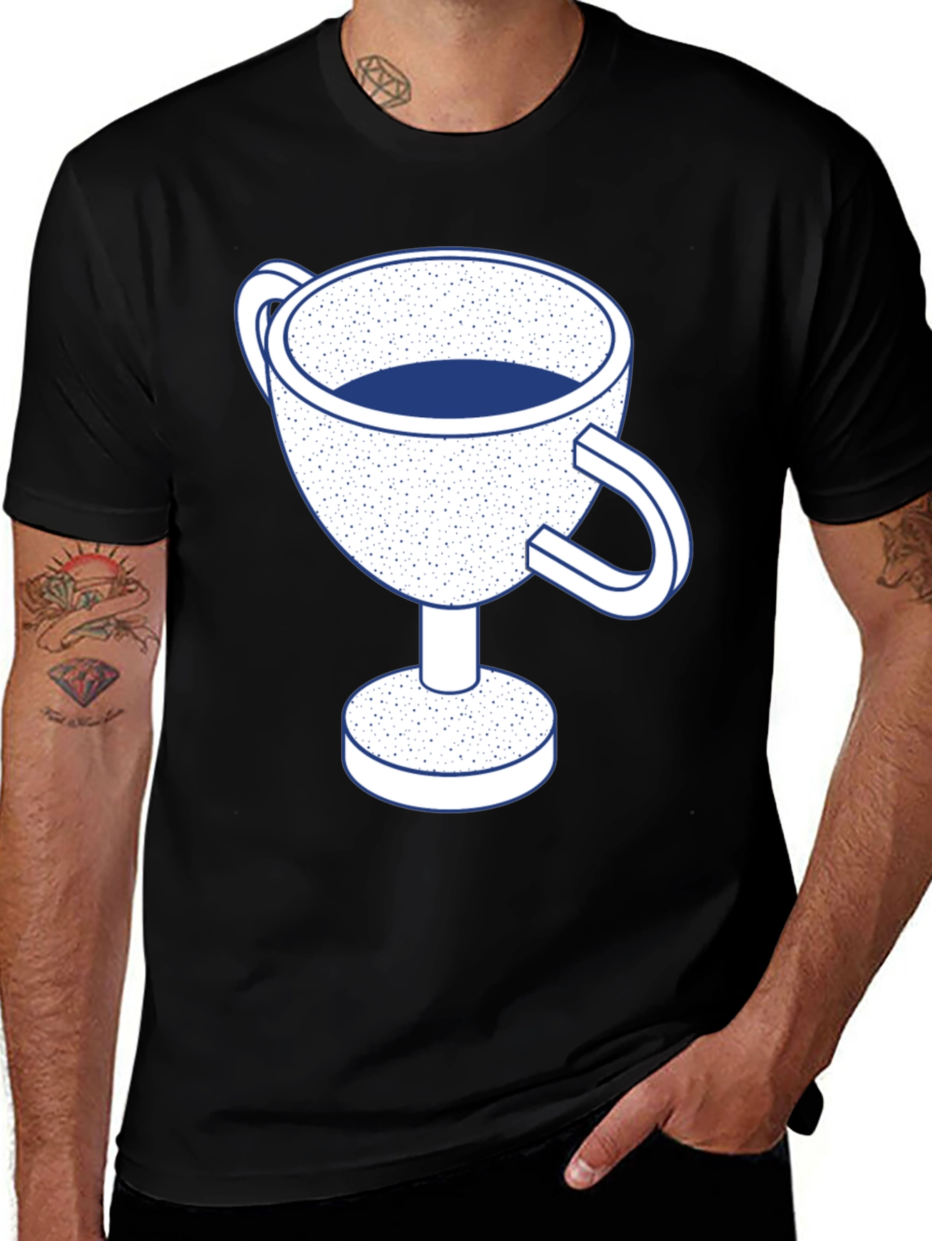 Variant 26 of Trophy Graphic Tee - Unique Cup Design