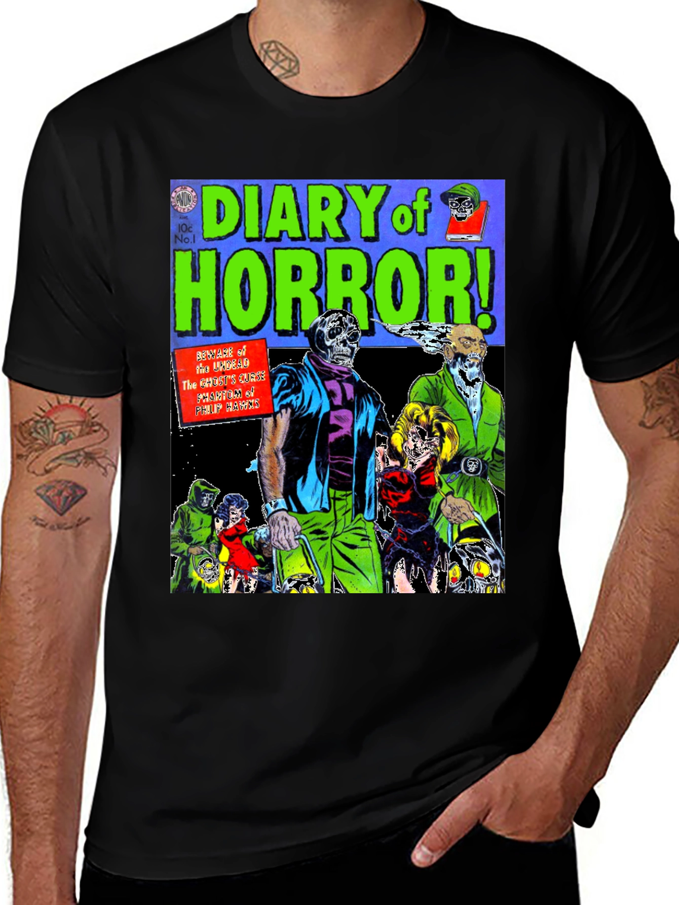 Variant 24 of Diary of Horror Graphic T-Shirt