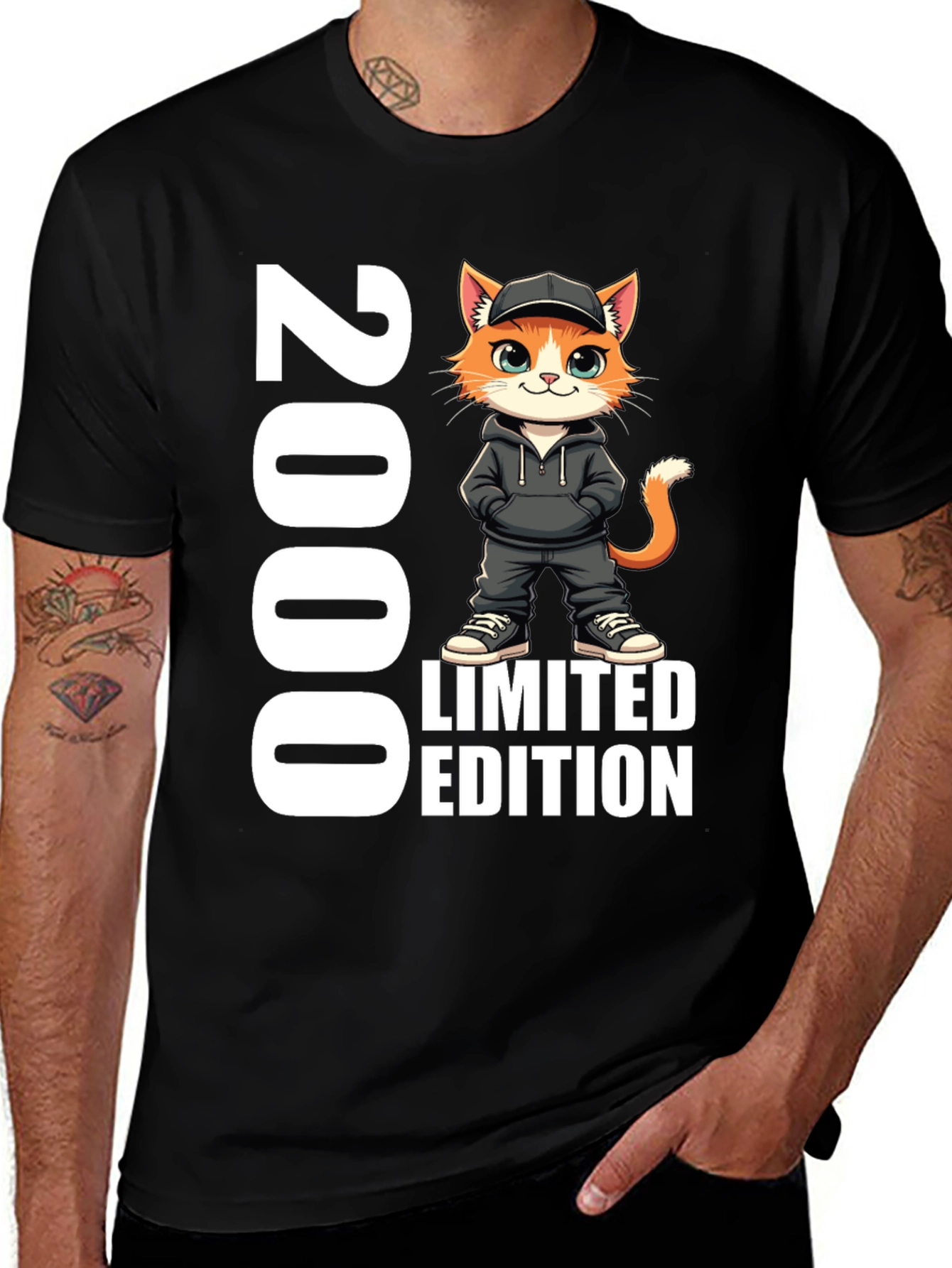 Variant 18 of 2000 Limited Edition Cat T-Shirt
