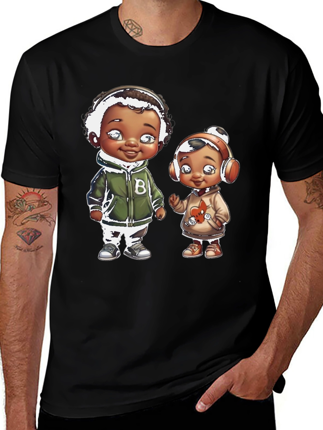 Variant 17 of Cartoon Character Graphic Tee